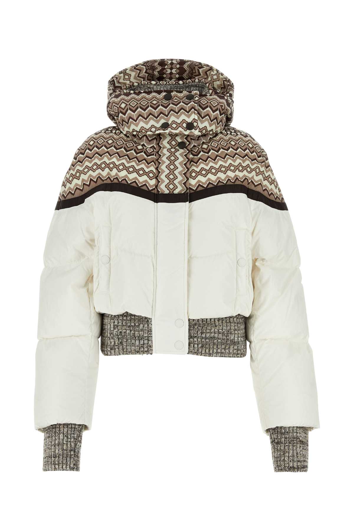 Chloé Two-tone Nylon Down Jacket