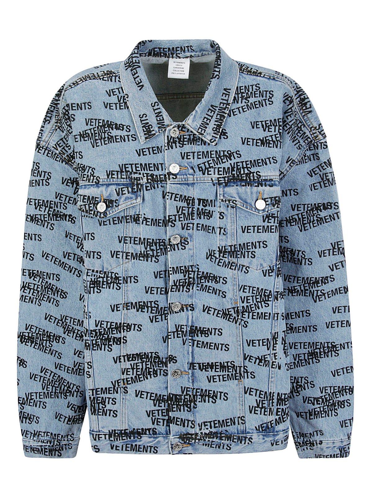 Logo Stamped Denim Jacket