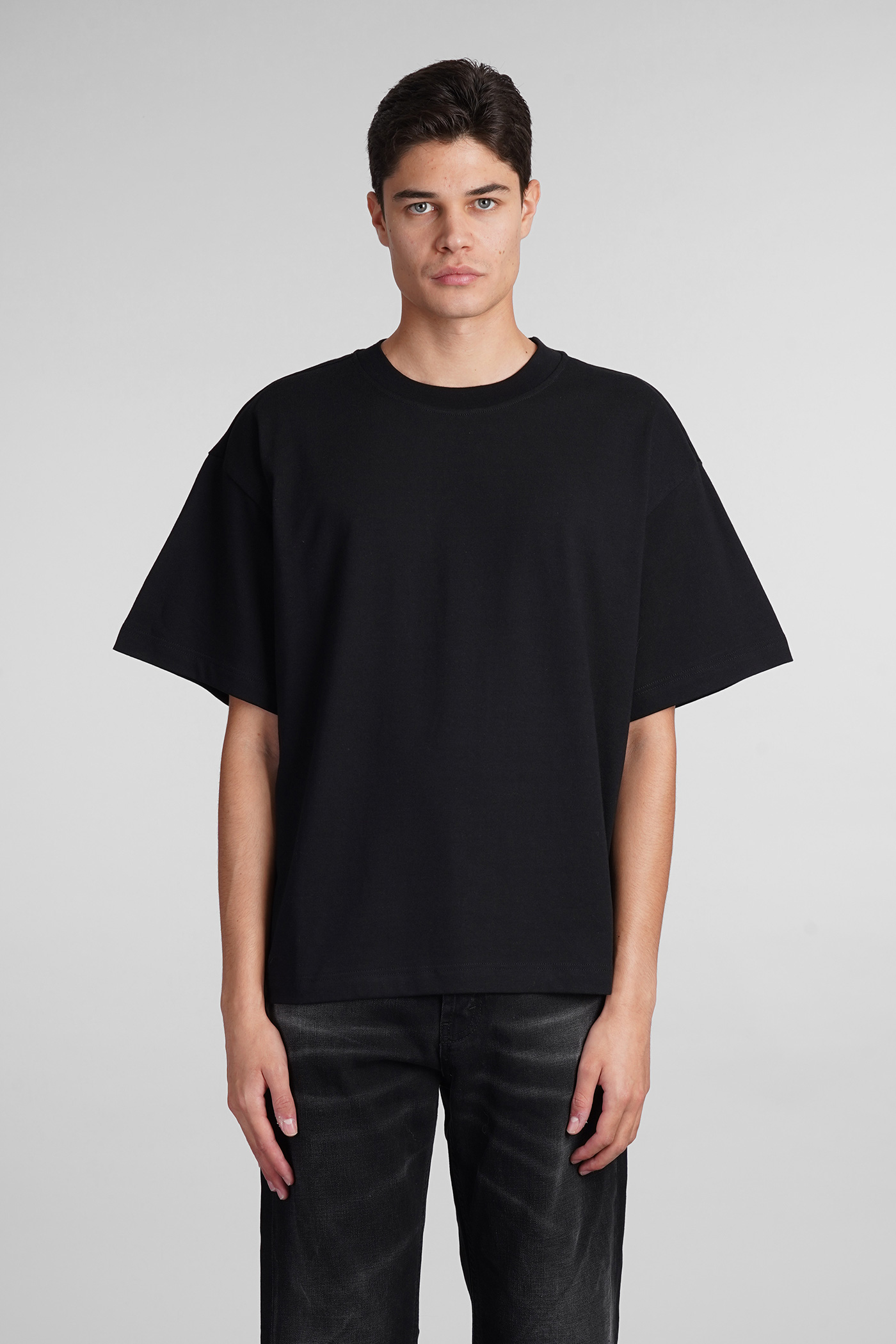 Atelier Tee T-shirt In Black Cotton