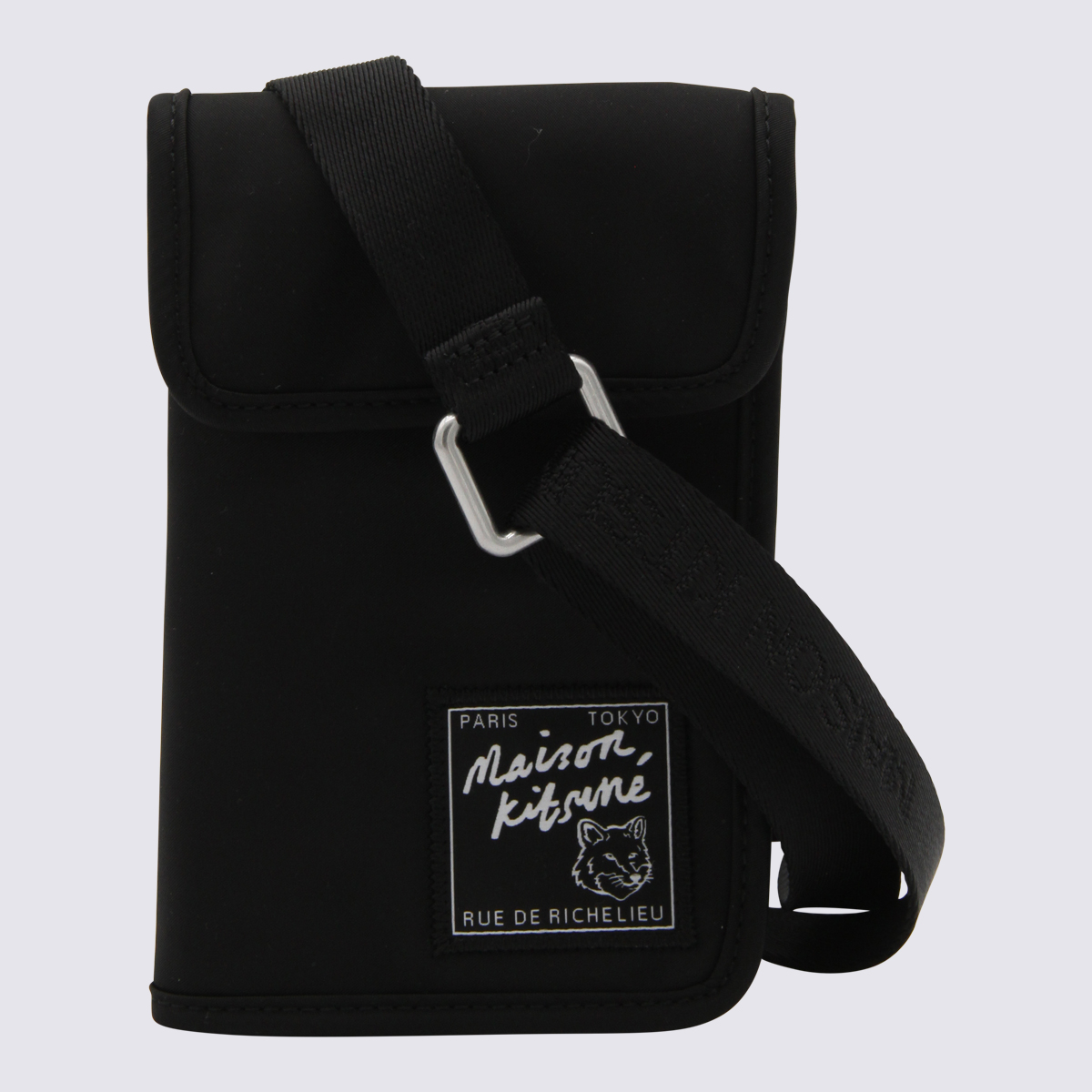 Maison Kitsuné Black Pouches