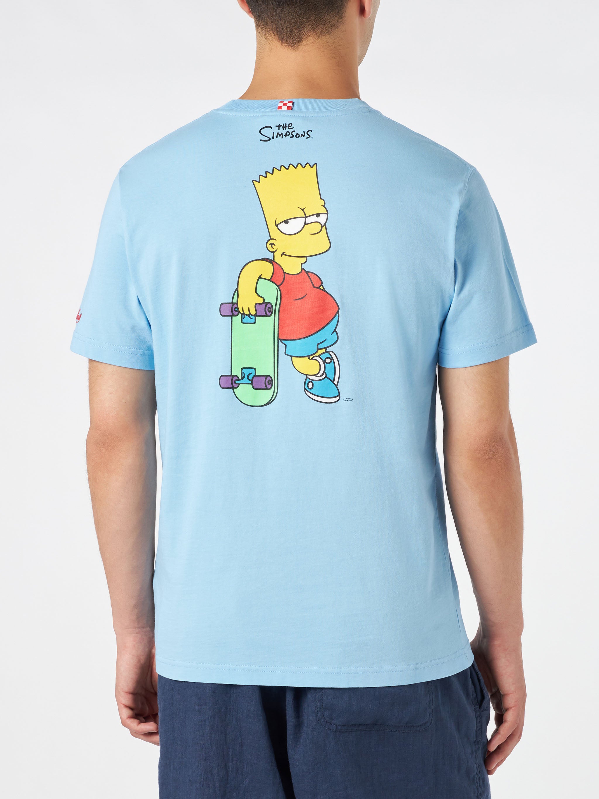 Man Cotton T-shirt With Bart Simpson Print The Simpson Special Edition