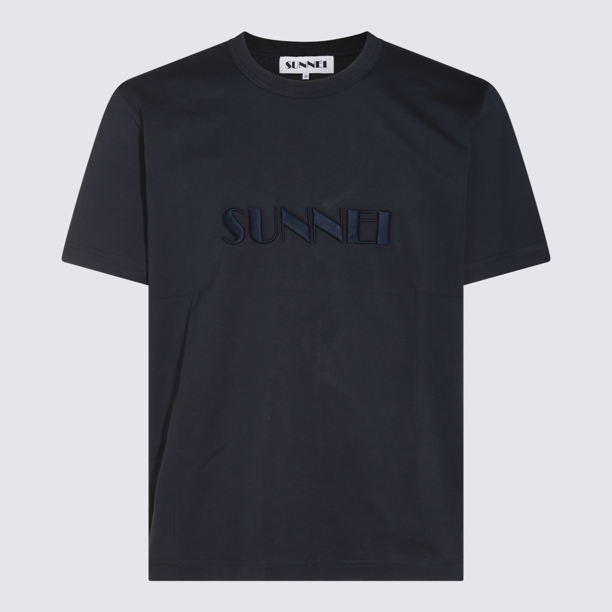 Dark Blue Cotton T-shirt