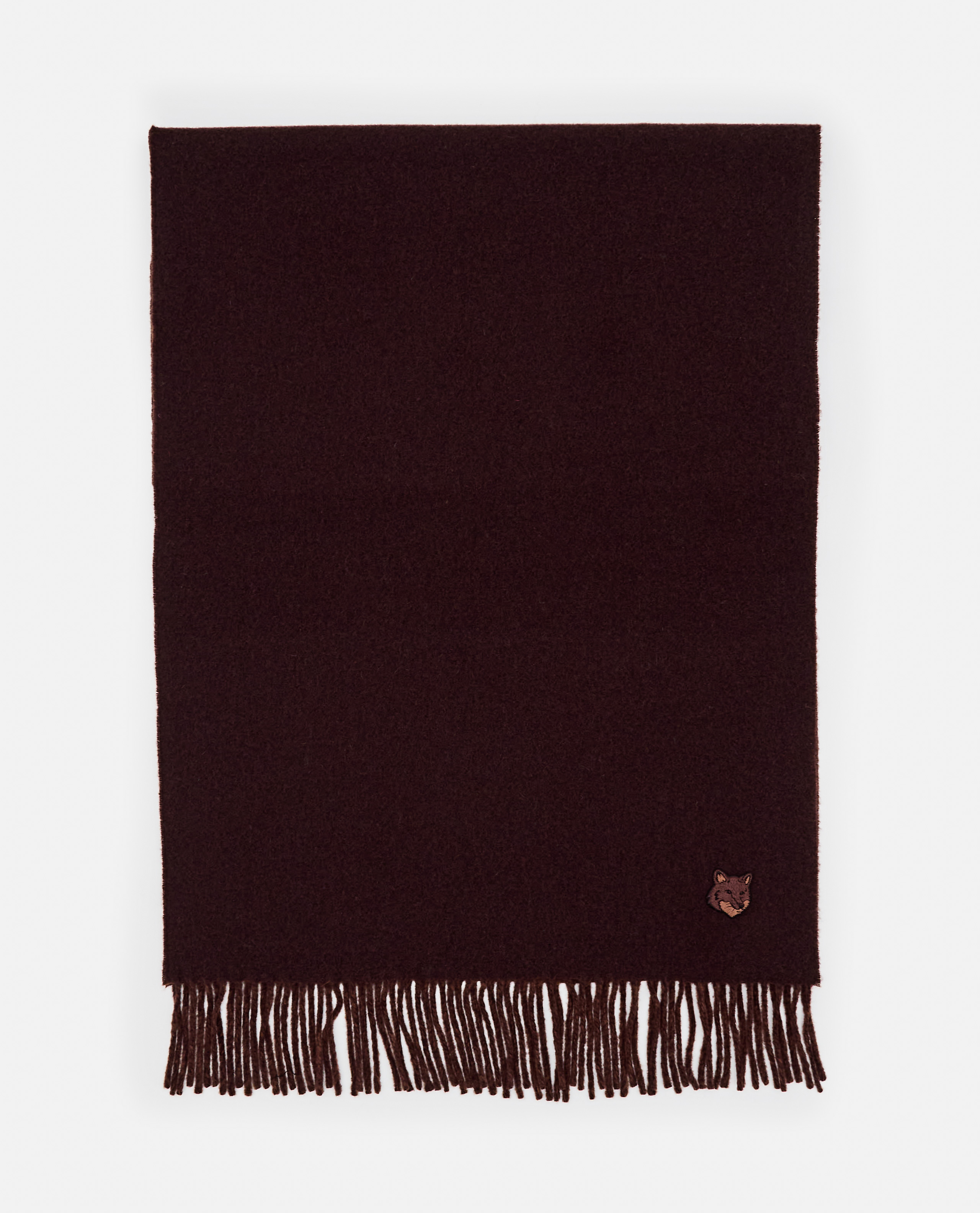 Maison Kitsuné Bold Fox Head Double Face Scarf