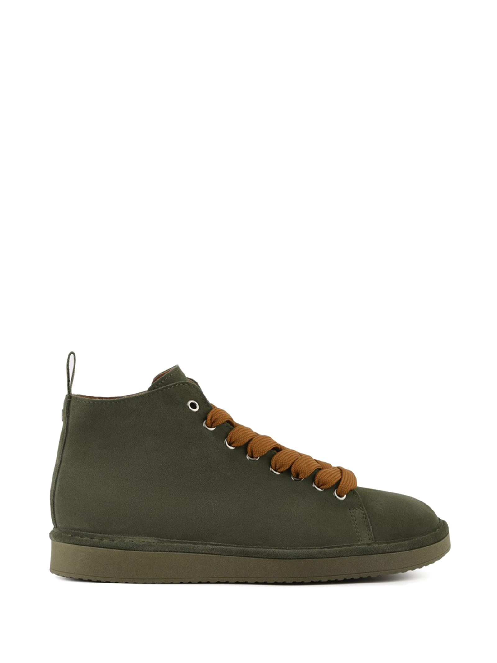 Mens P01 Military Green Suede Ankle Boot