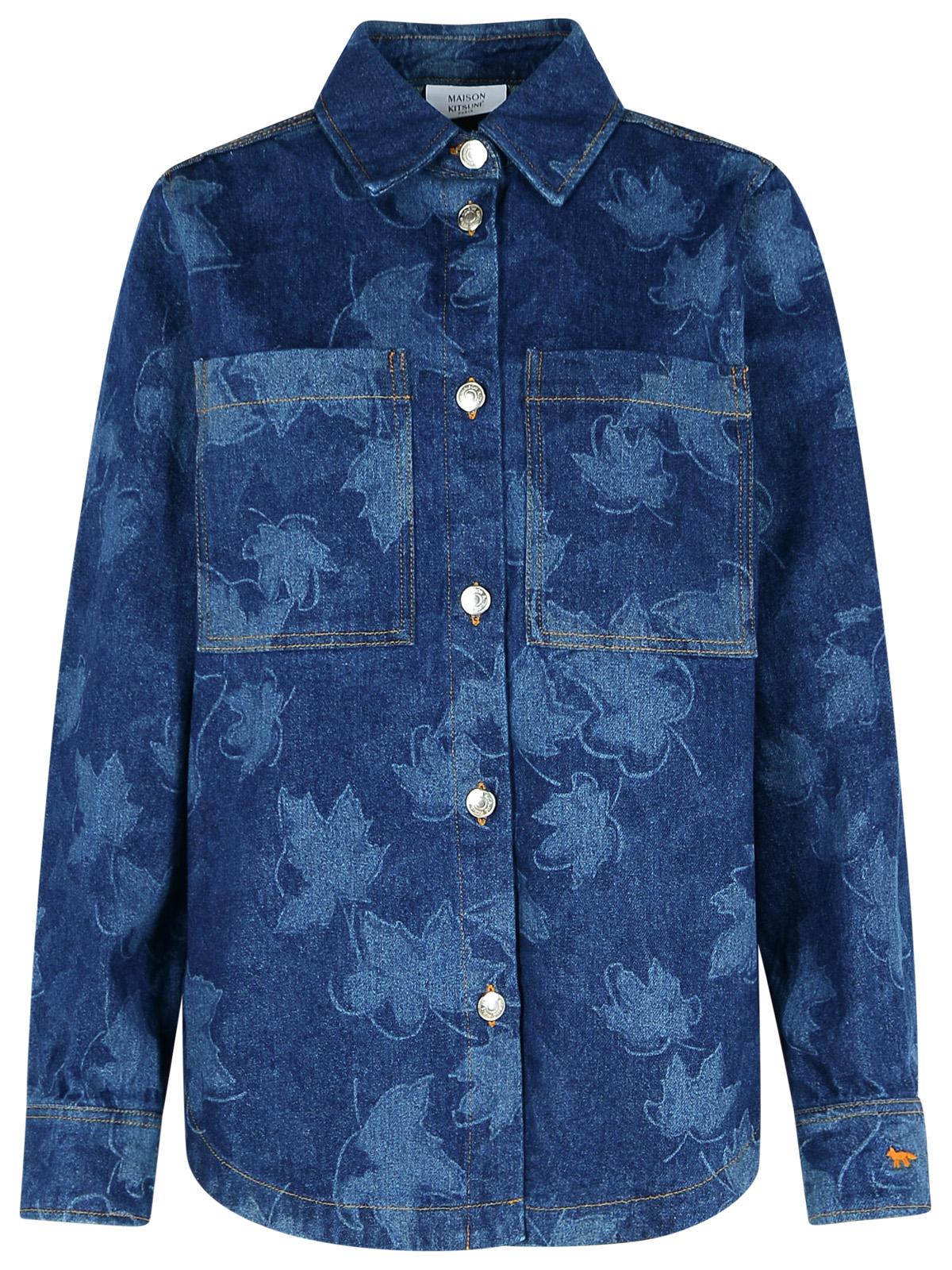 Maison Kitsuné Blue Denim Shirt