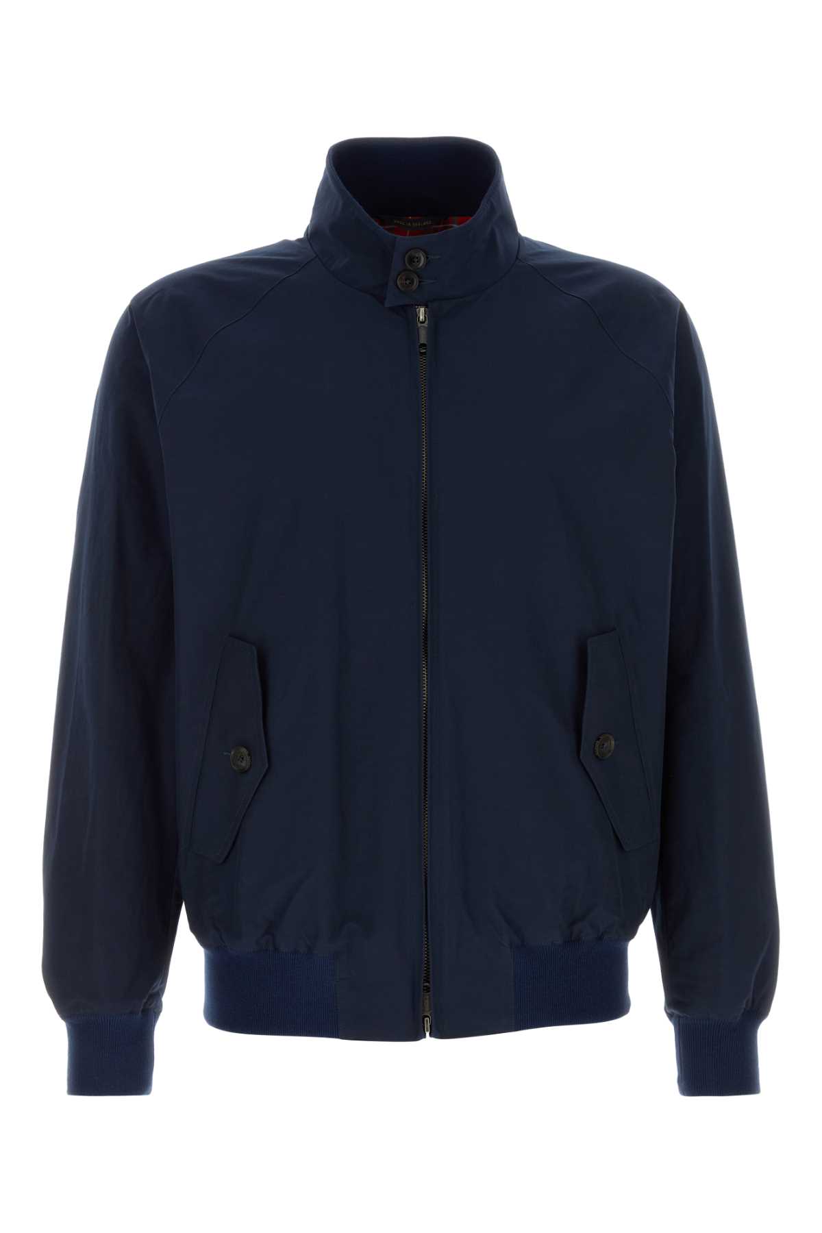 Navy Blue Polyester Blend G9 Harrington Jacket