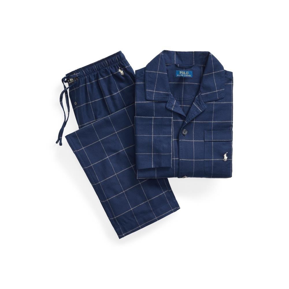 Logo Embroidered Checked Pyjamas Polo Ralph Lauren