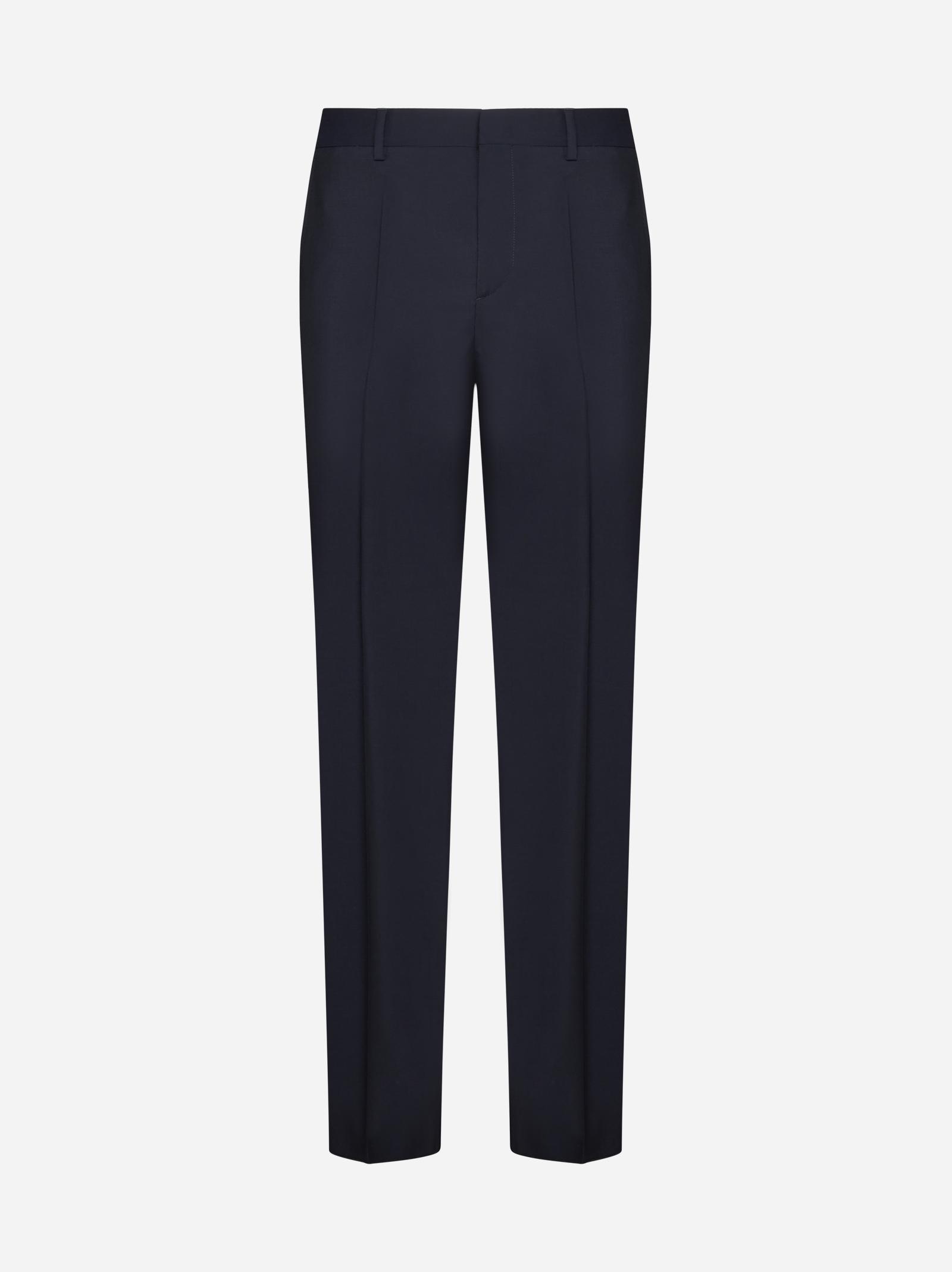 Valentino Wool And Mohair Trousers