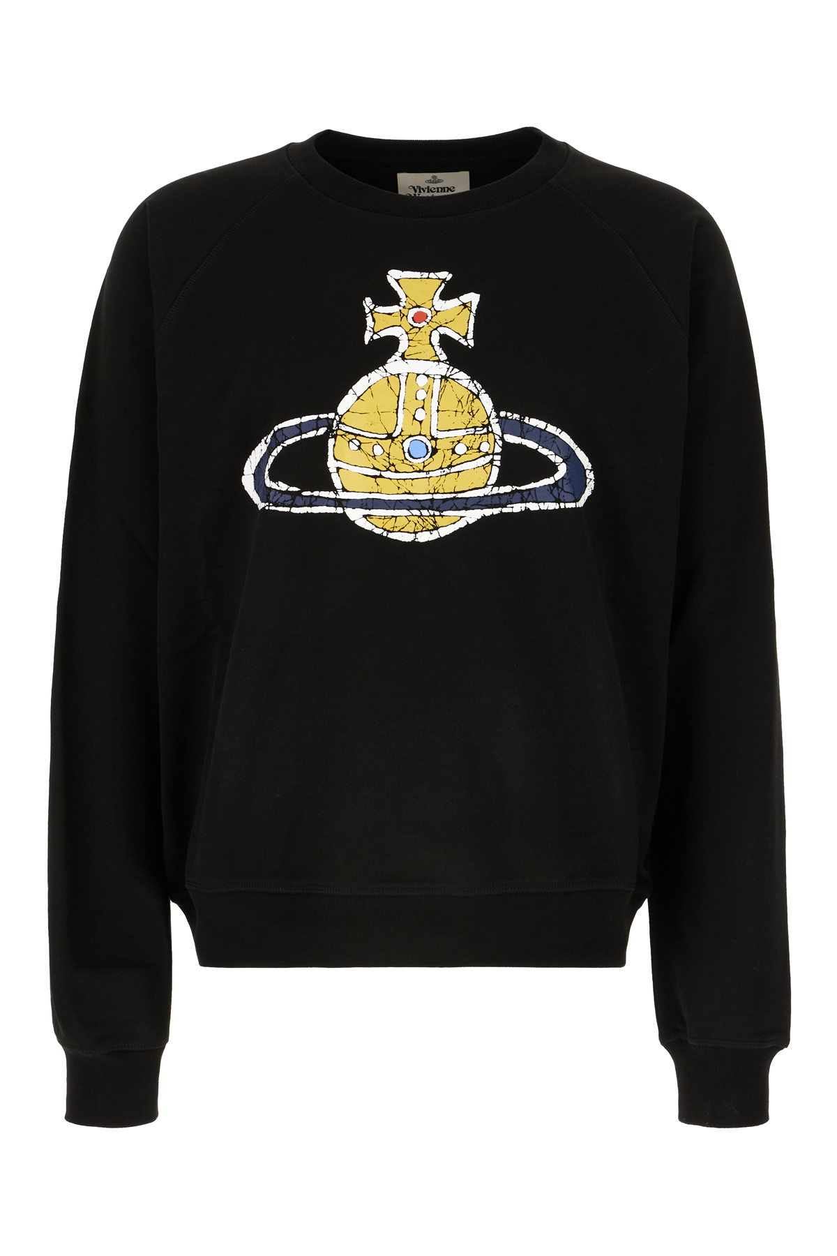 Black Cotton Sweatshirt