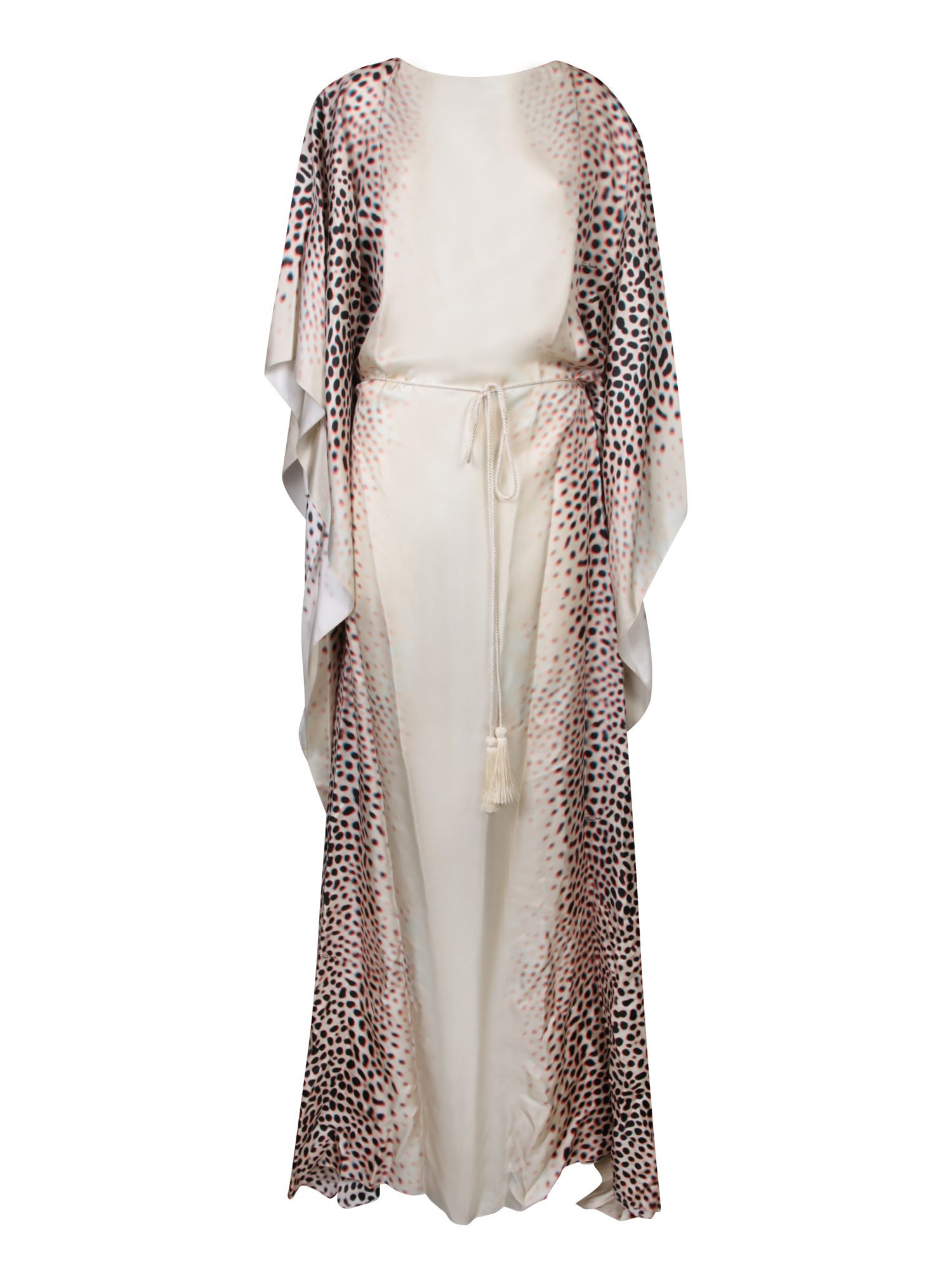 Light Beige Leopard Print Long Dress