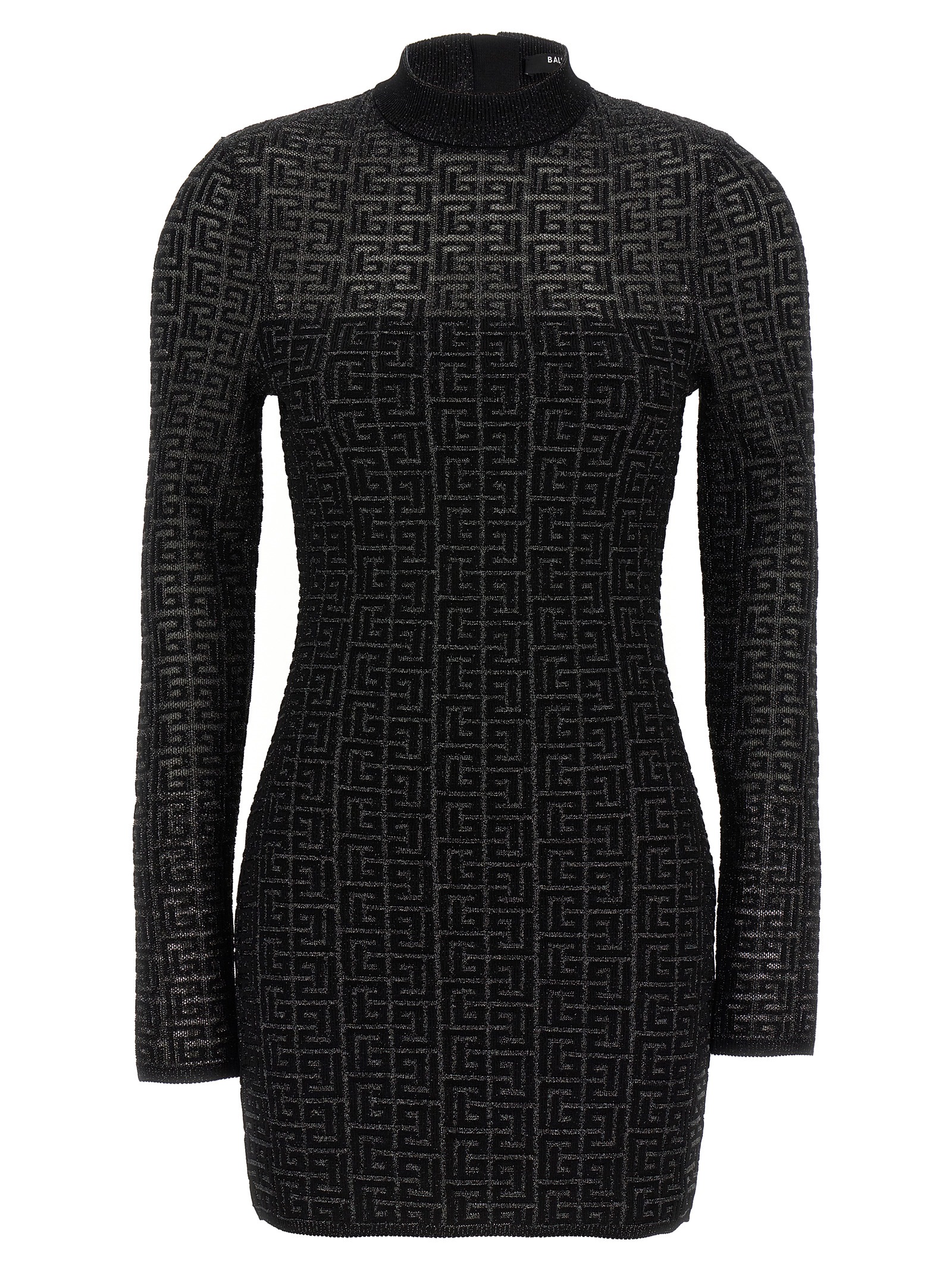 Balmain Black Viscose Dress