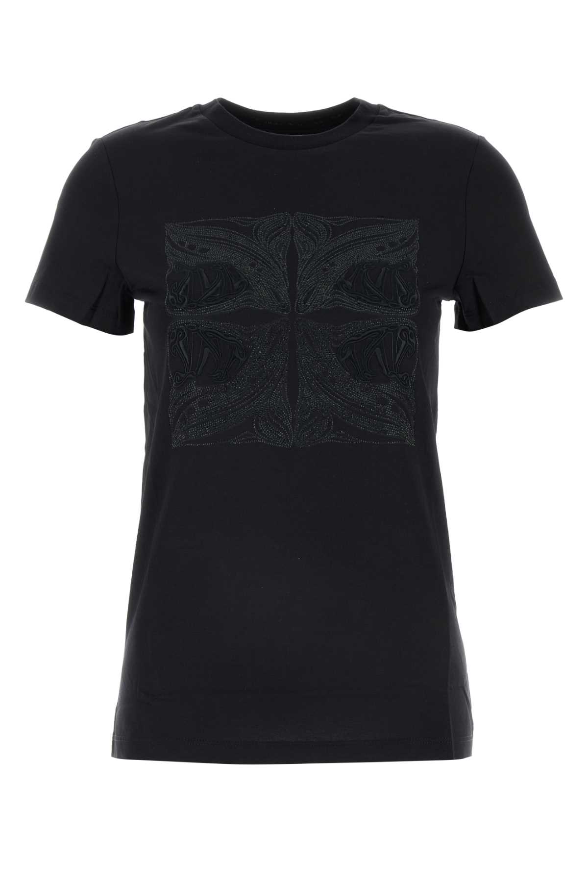 Black Cotton Farad T-shirt