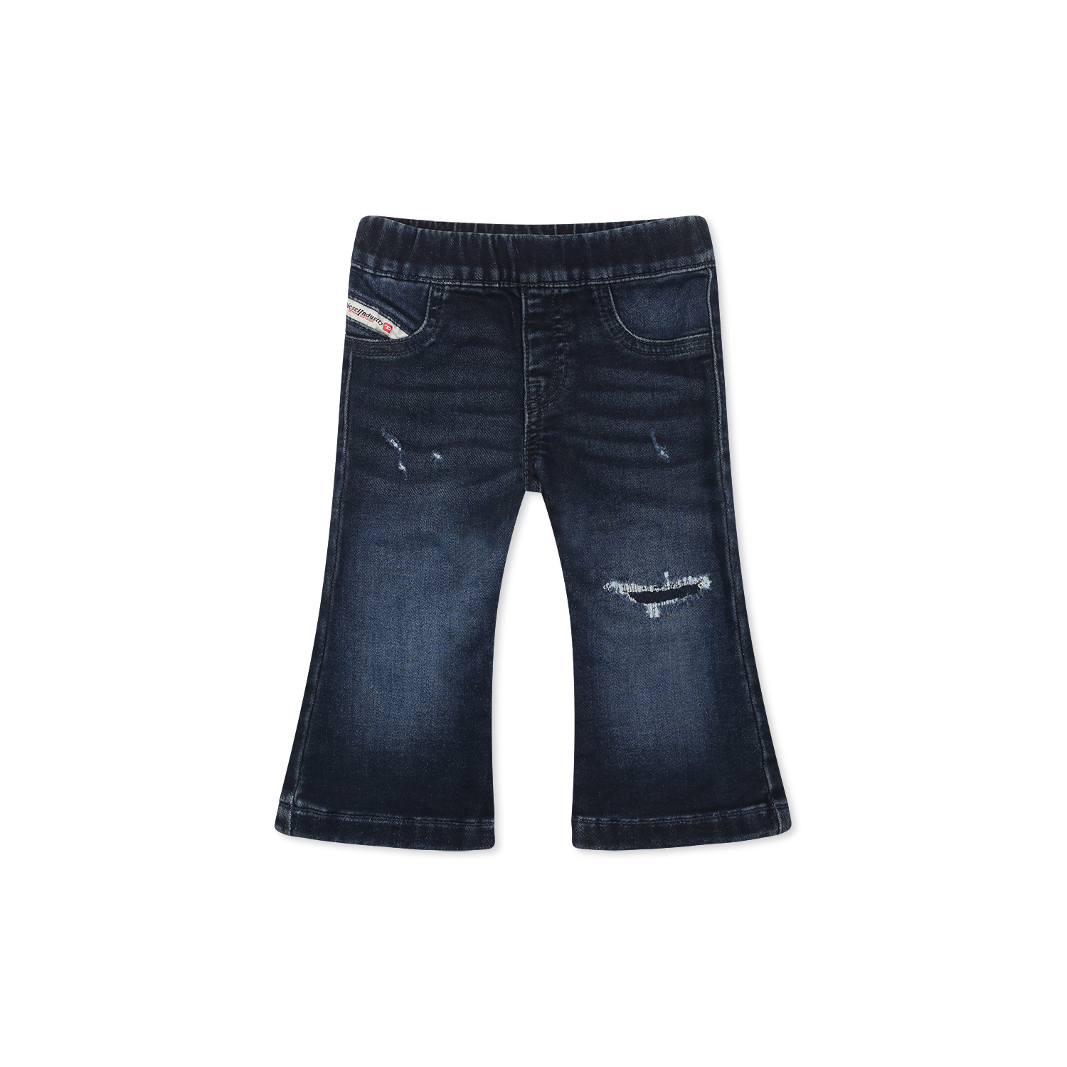 Diesel Dark Joggjeans Trousers With Tears In Denim