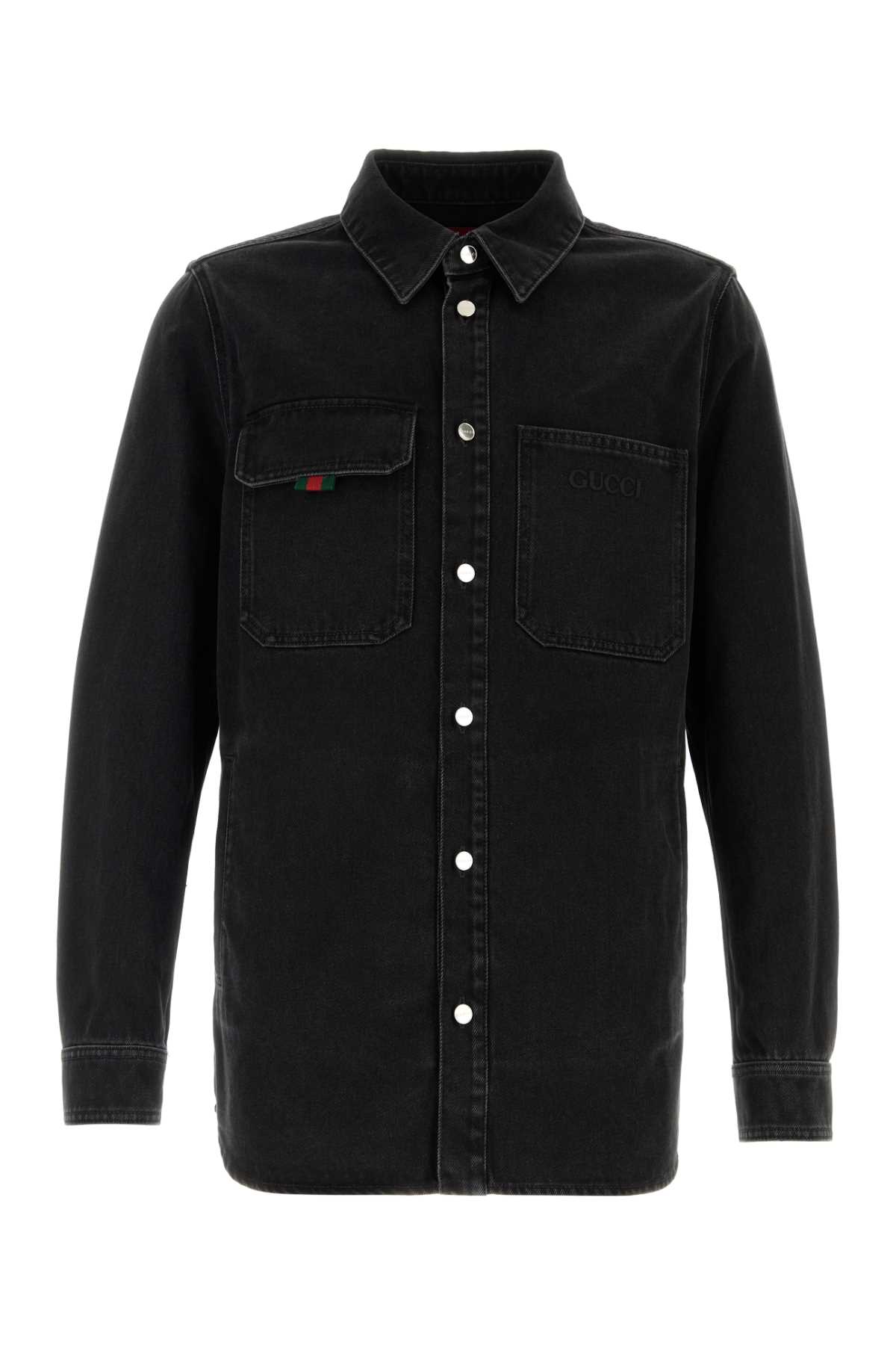 Black Denim Shirt