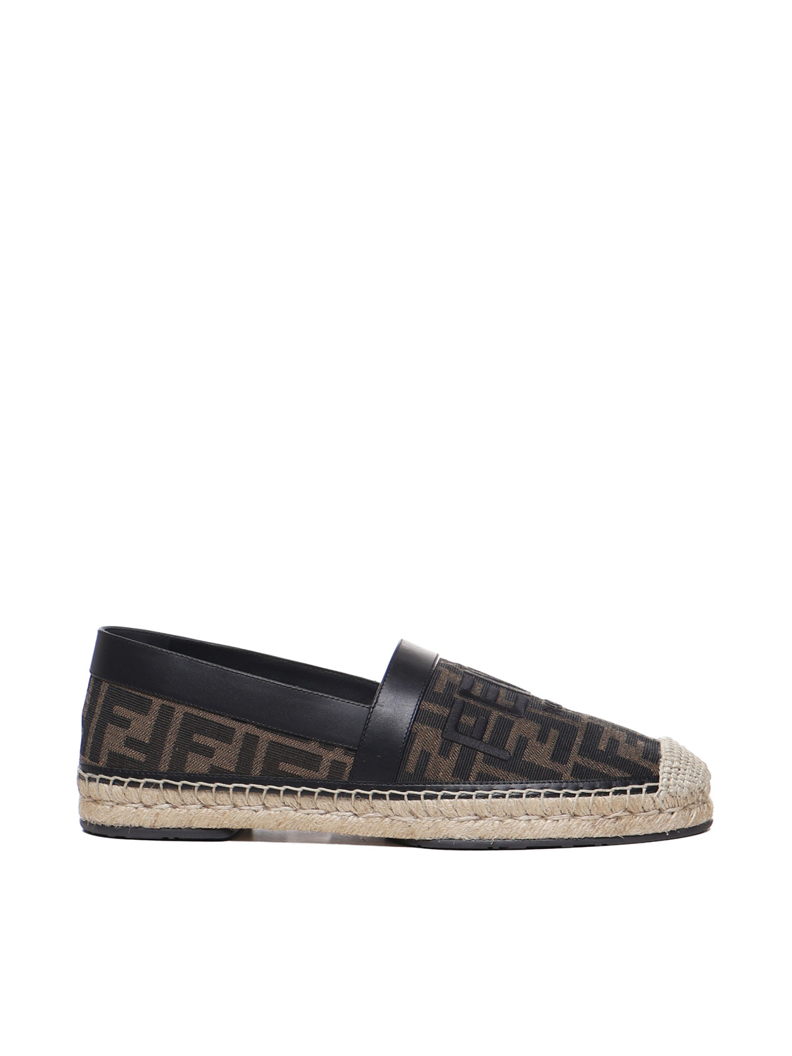 Jacquard Espadrilles With All-over Ff Logo