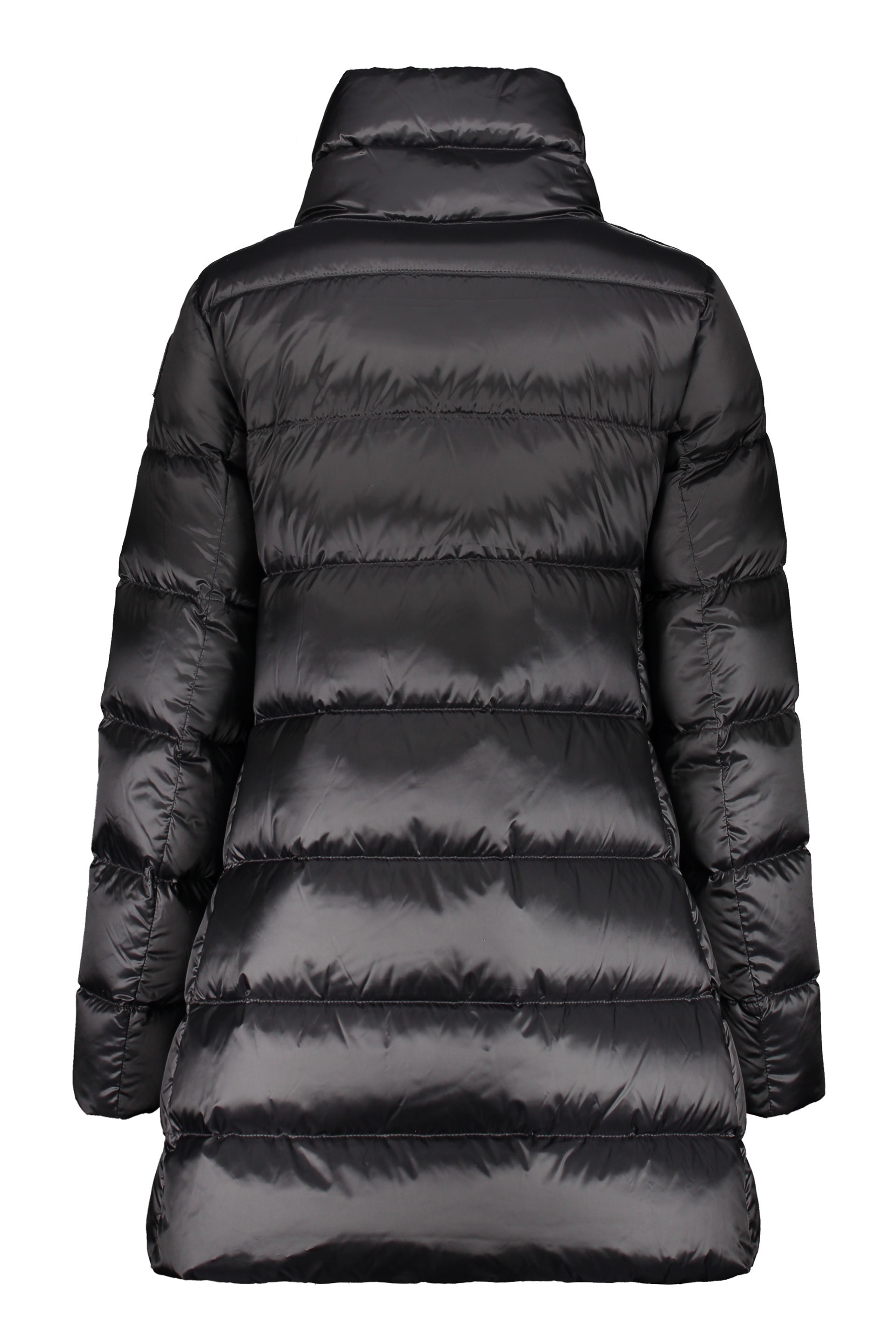 Shop Parajumpers Aline Full Zip Down Jacket In Black