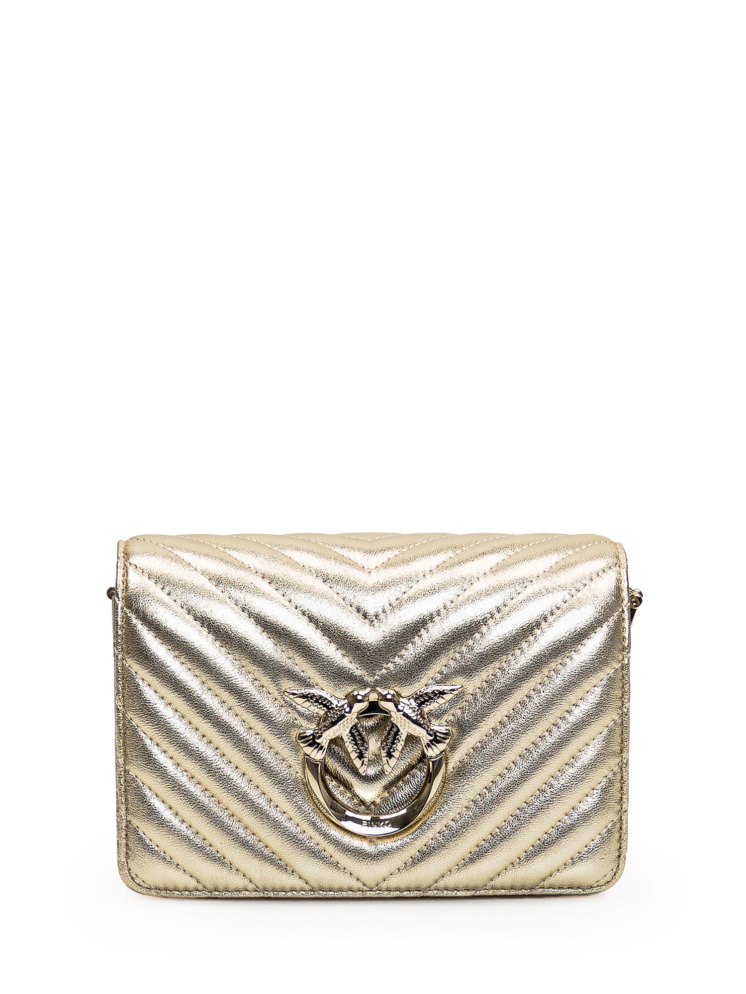 Love Click Metal Chevron Bag