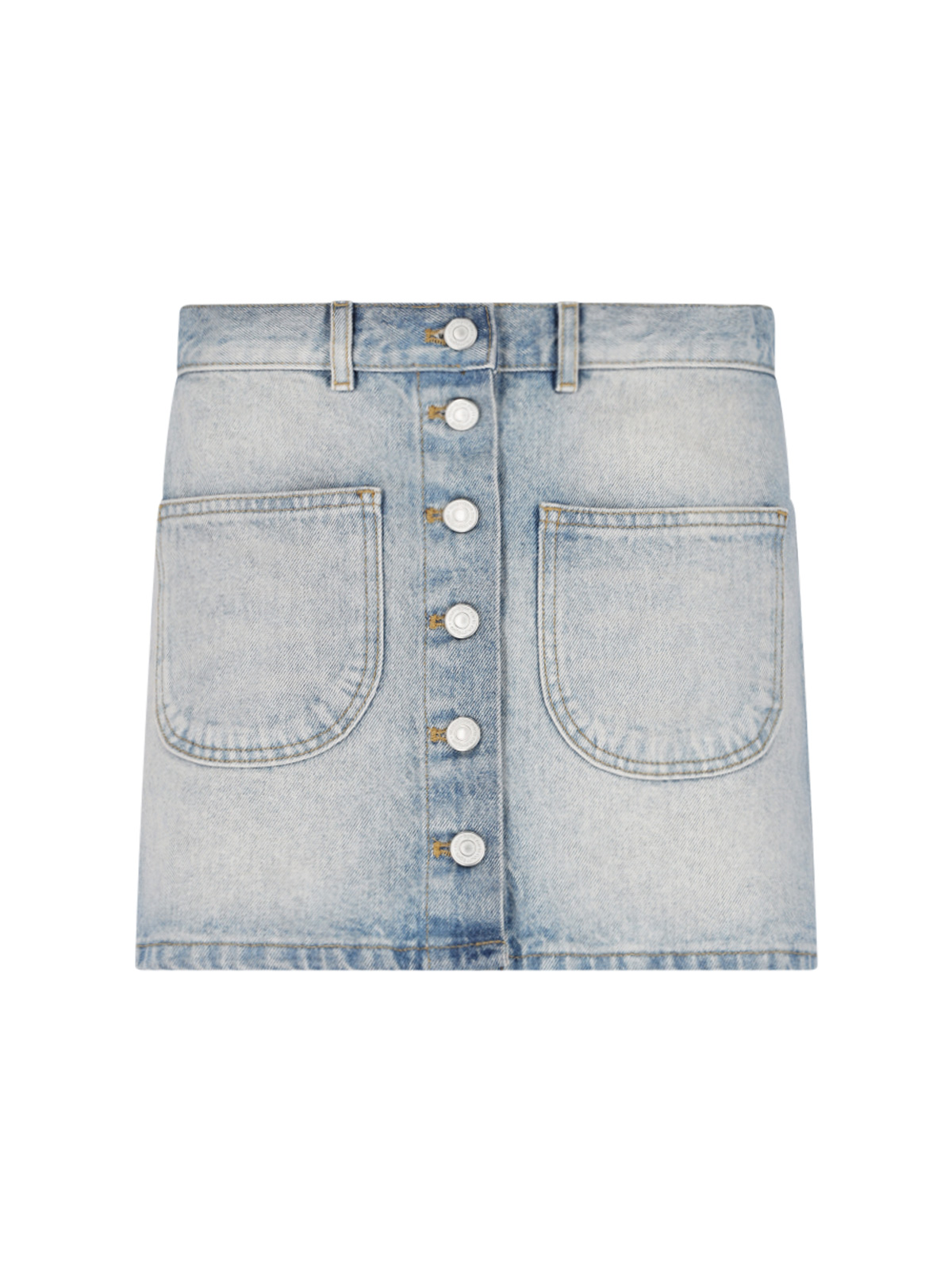 Courrèges Denim Mini Skirt