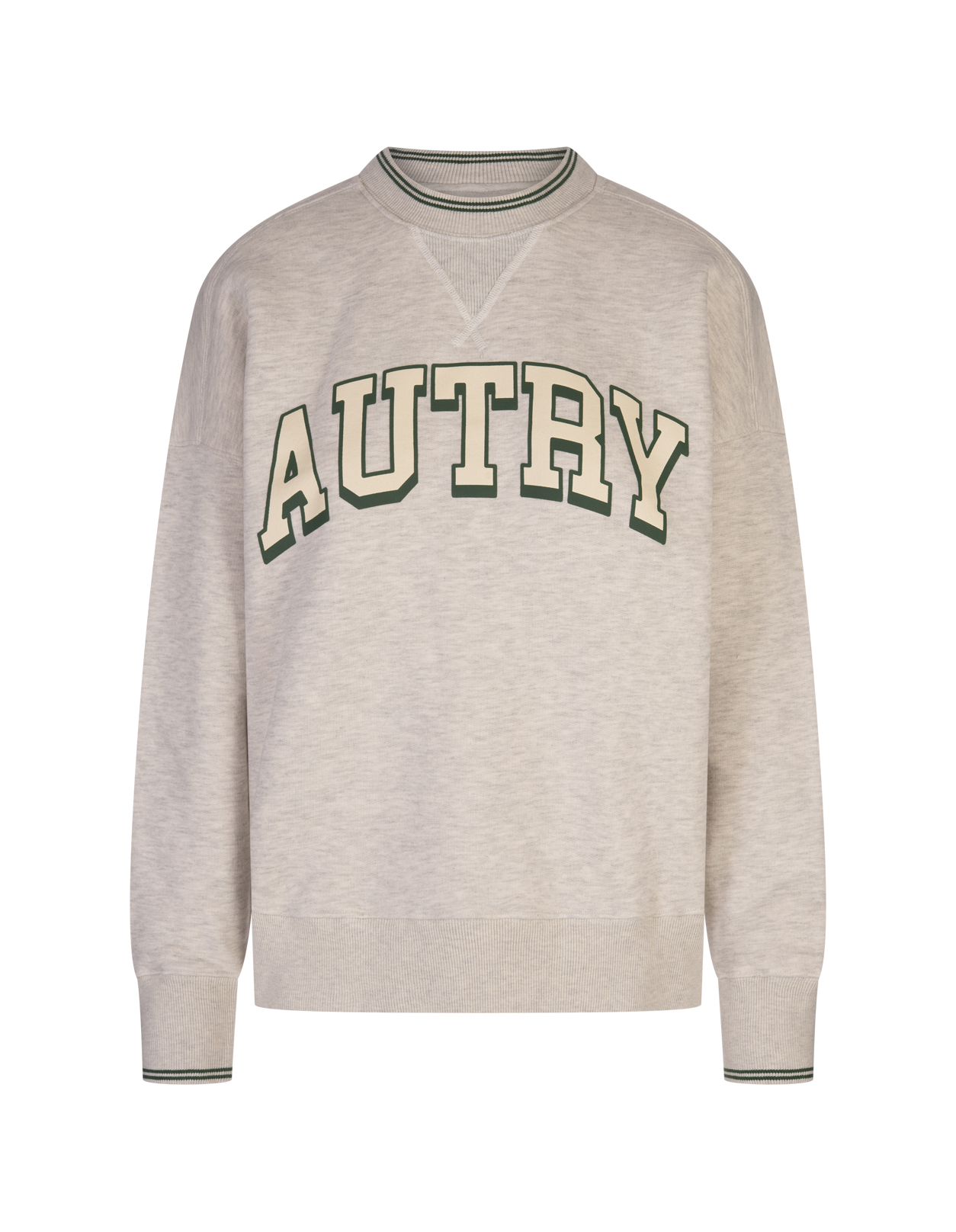 Grey Compact Jersey Sweatshirt With Logo