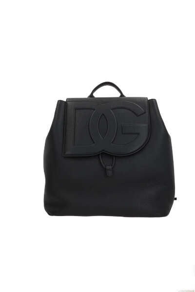 Logo Embossed Backpack