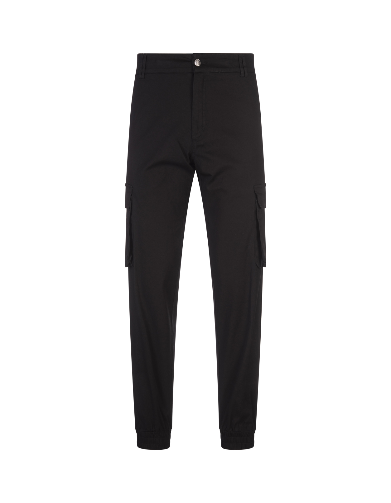 Philipp Plein Black Long Trousers Cargo Fit