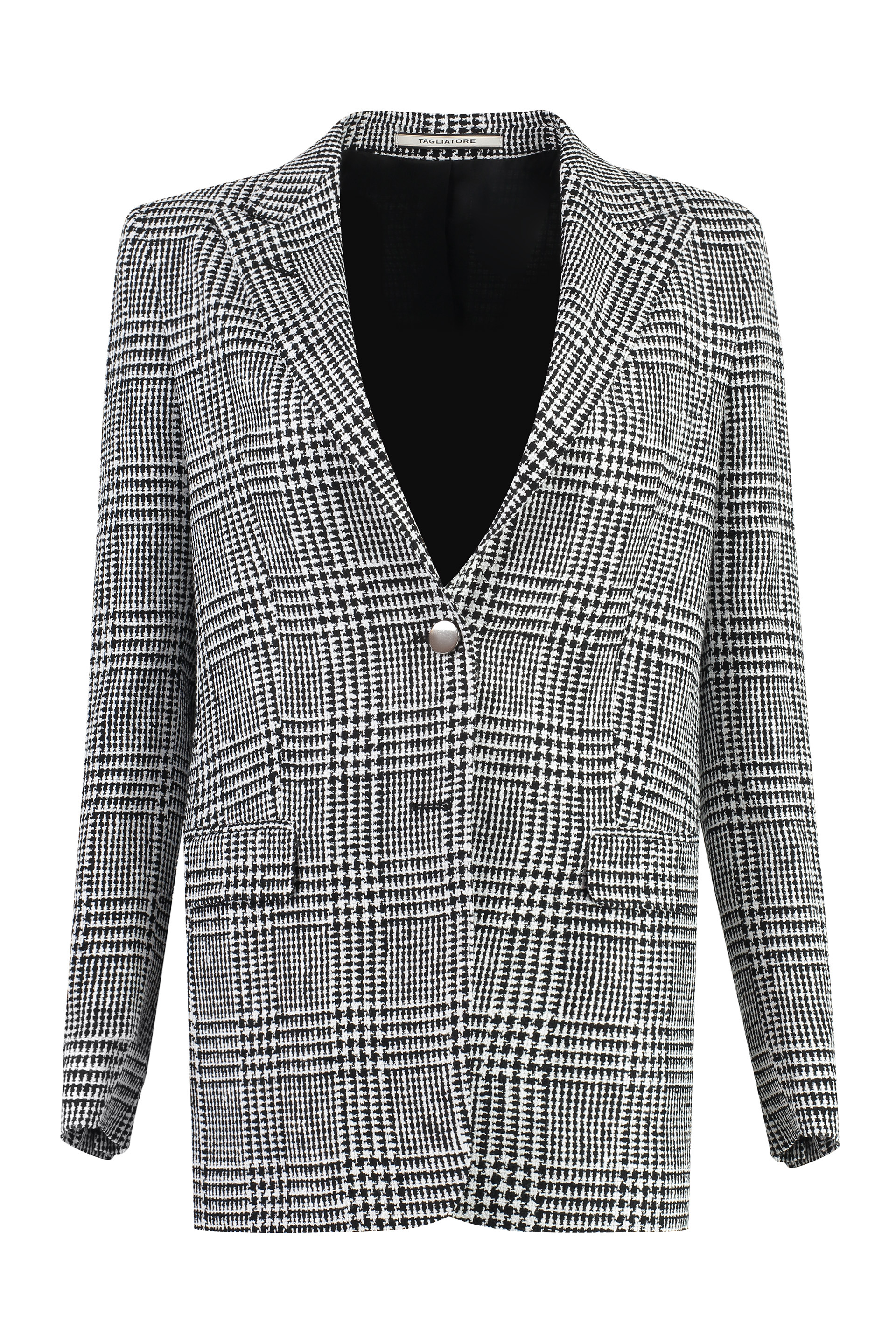 Tagliatore 0205 J-bertha Prince Of Wales Checked Jacket