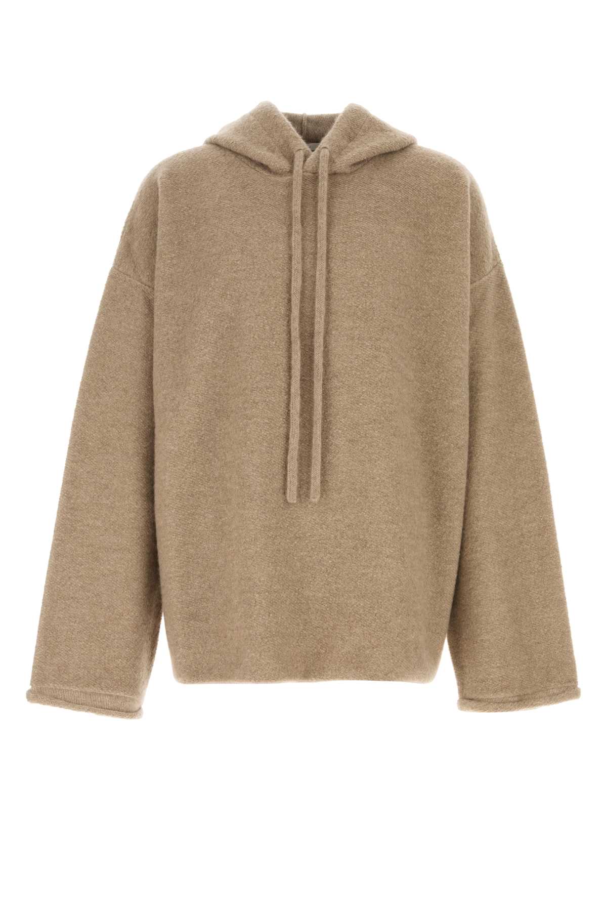 Cappuccino Cashmere Blend Terry Sweatshirt