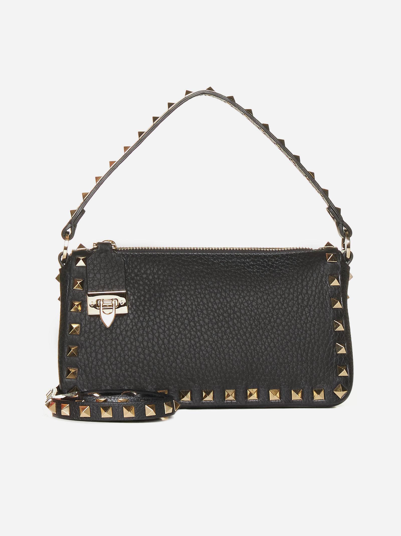 Rockstud Leather Small Bag