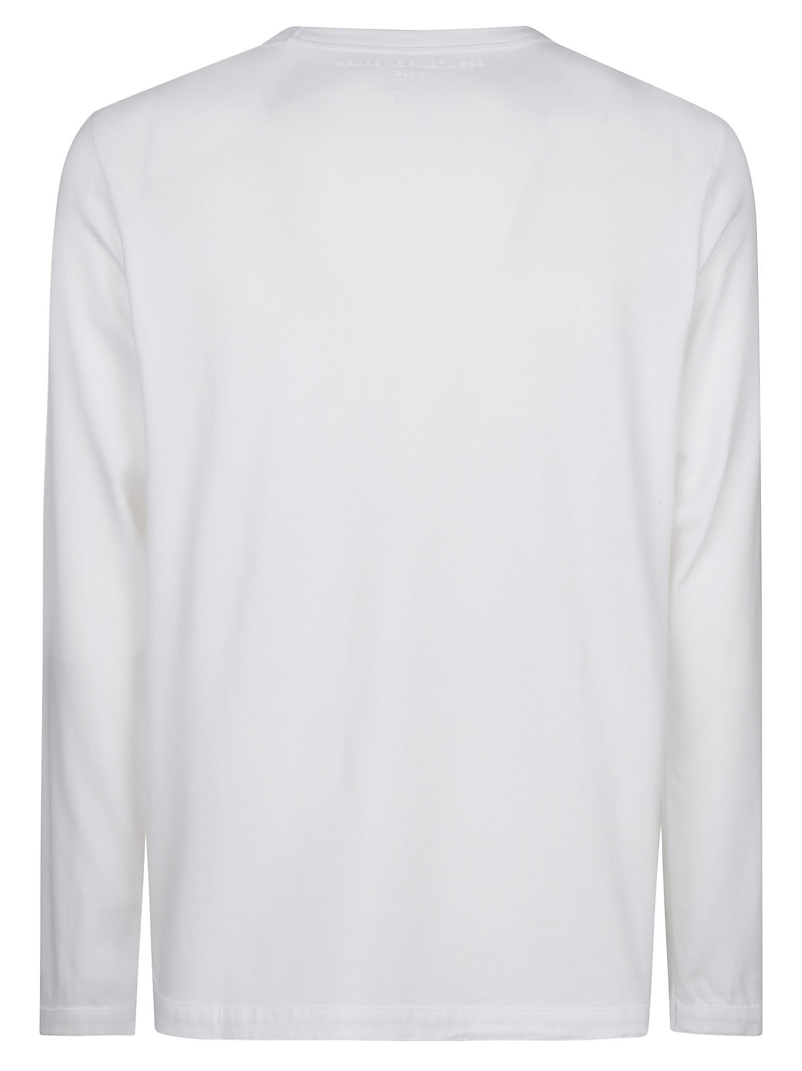 Majestic Col Rond ml In Blanc