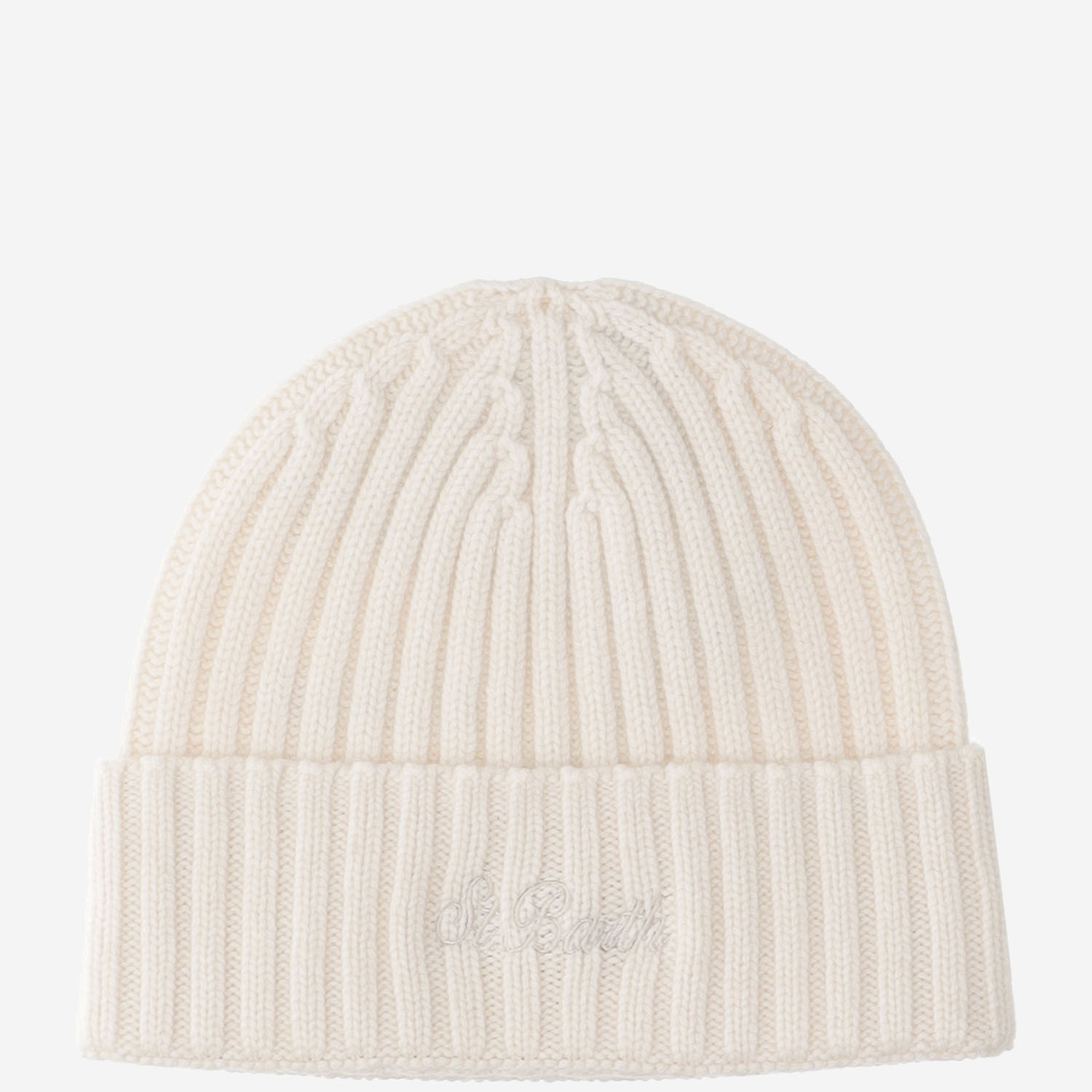 Wool Blend Beanie With Logo