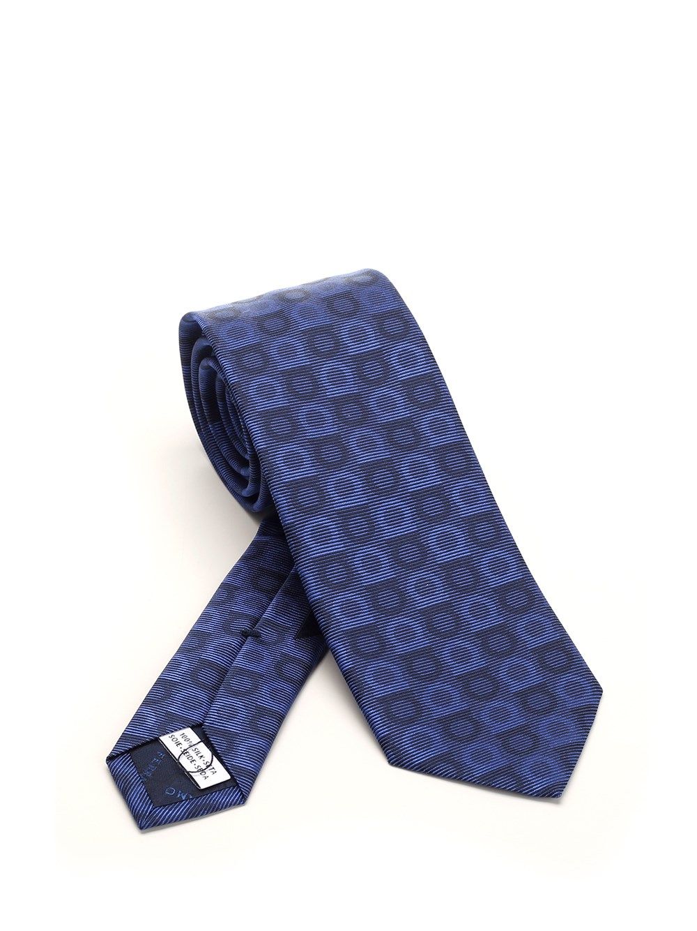 Gancini Jacquard Silk Tie