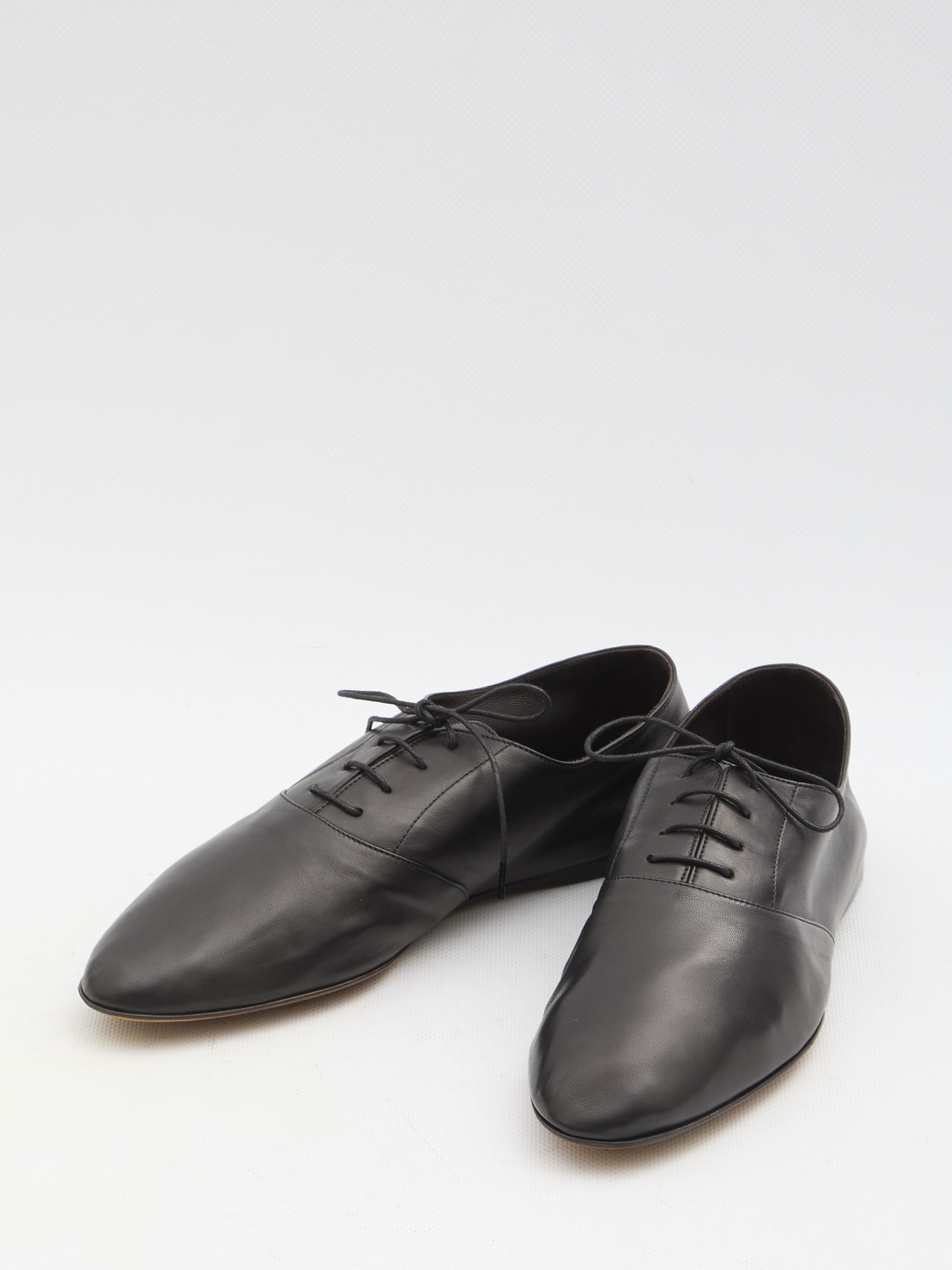 Shop The Row Awar Lace-up Shoes In Black