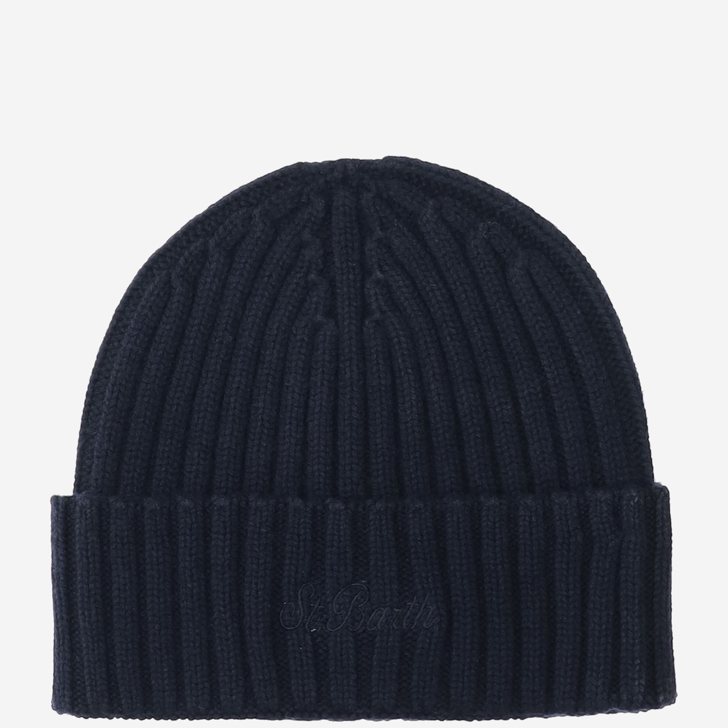 Wool Blend Beanie With Logo