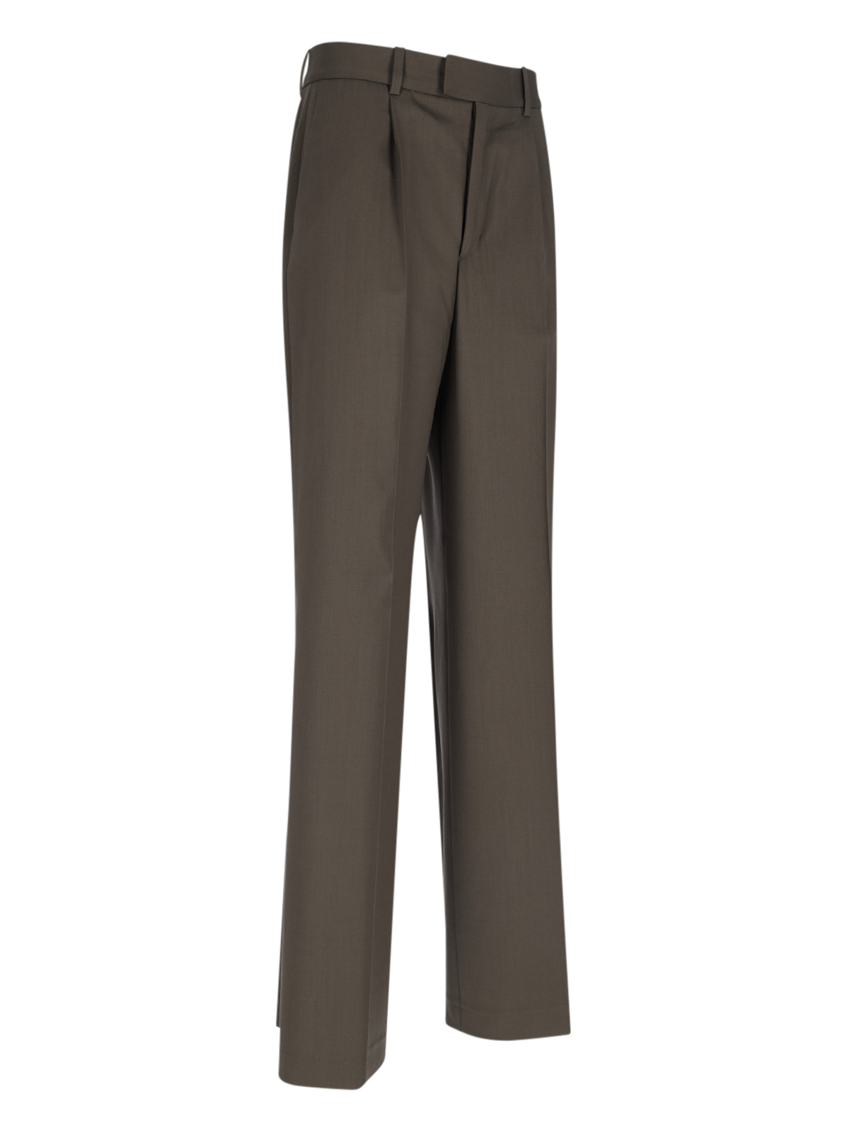 Shop Rohe Relaxed Trousers In Brown