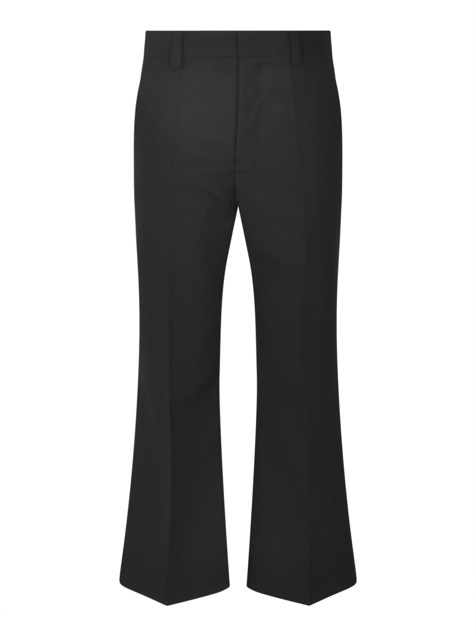 Flare Cuffs Plain Trousers