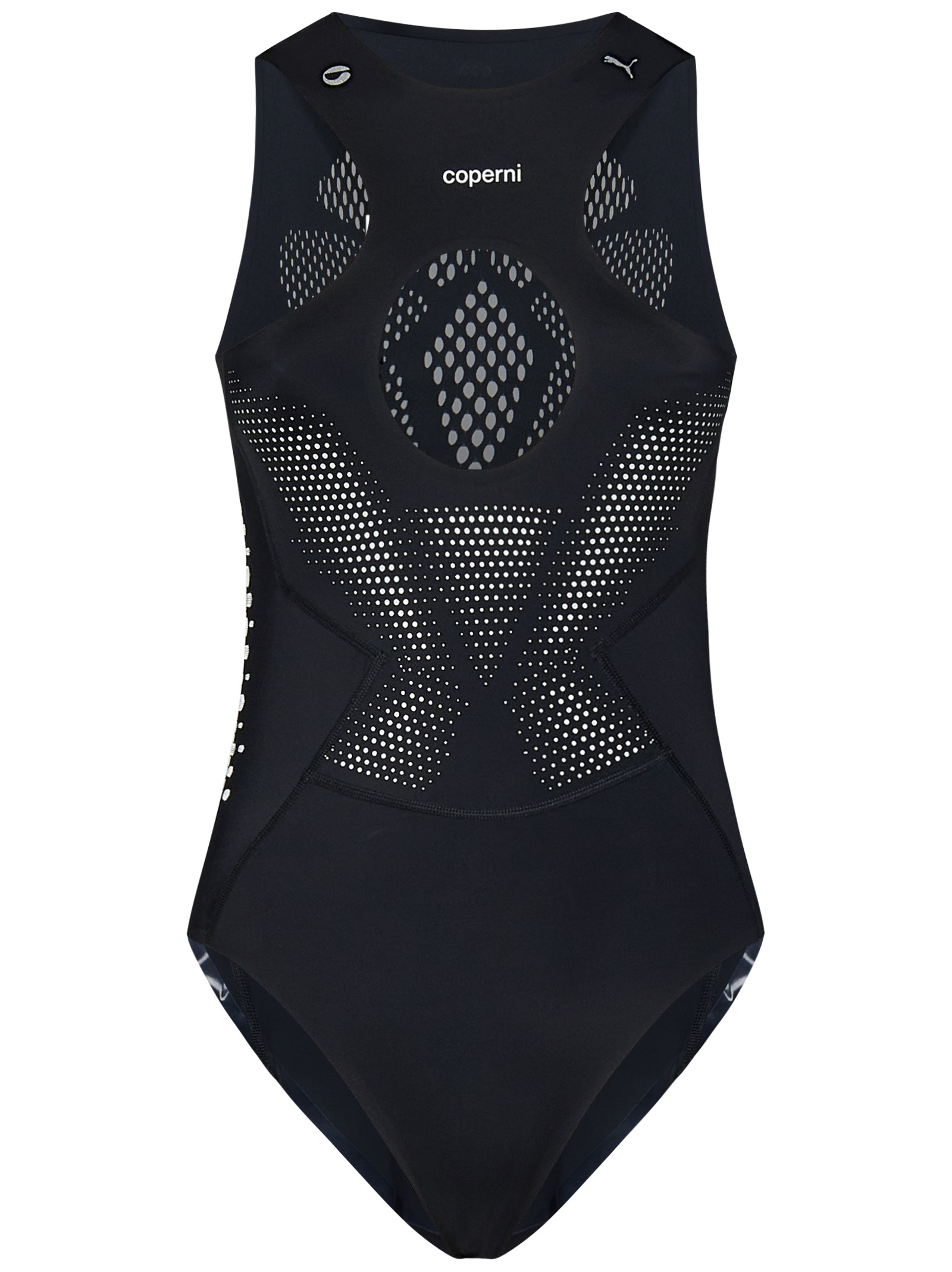 Black Stretch Nylon Coperni X Puma Bodysuit