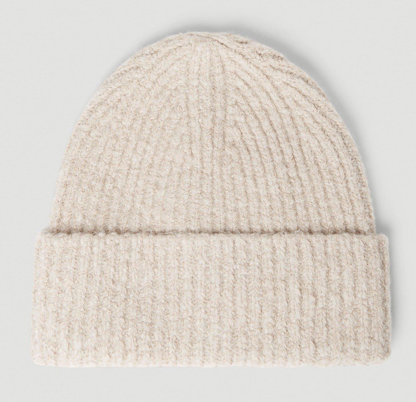 Round-crown Knitted Beanie