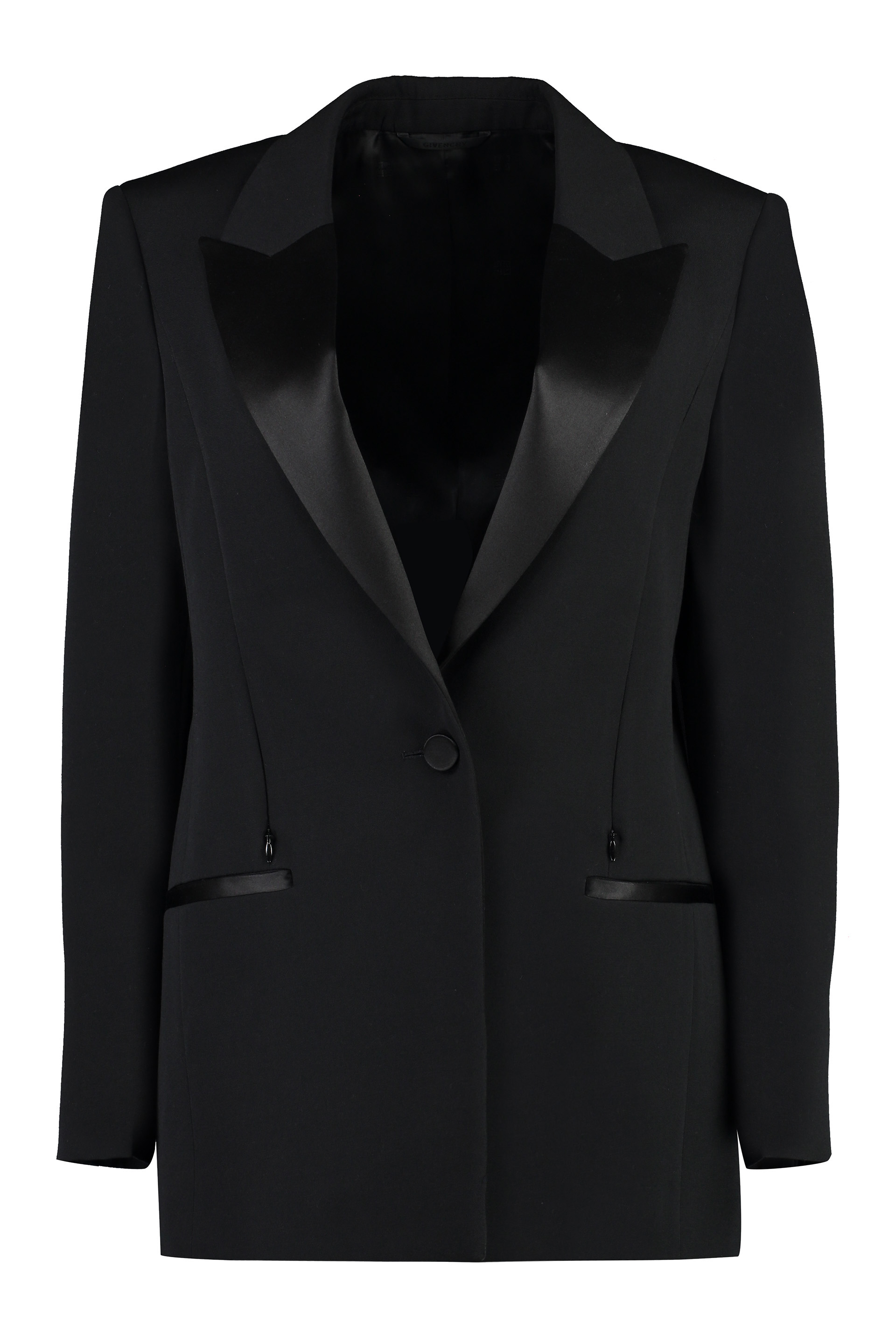 Wool Single-breasted Blazer