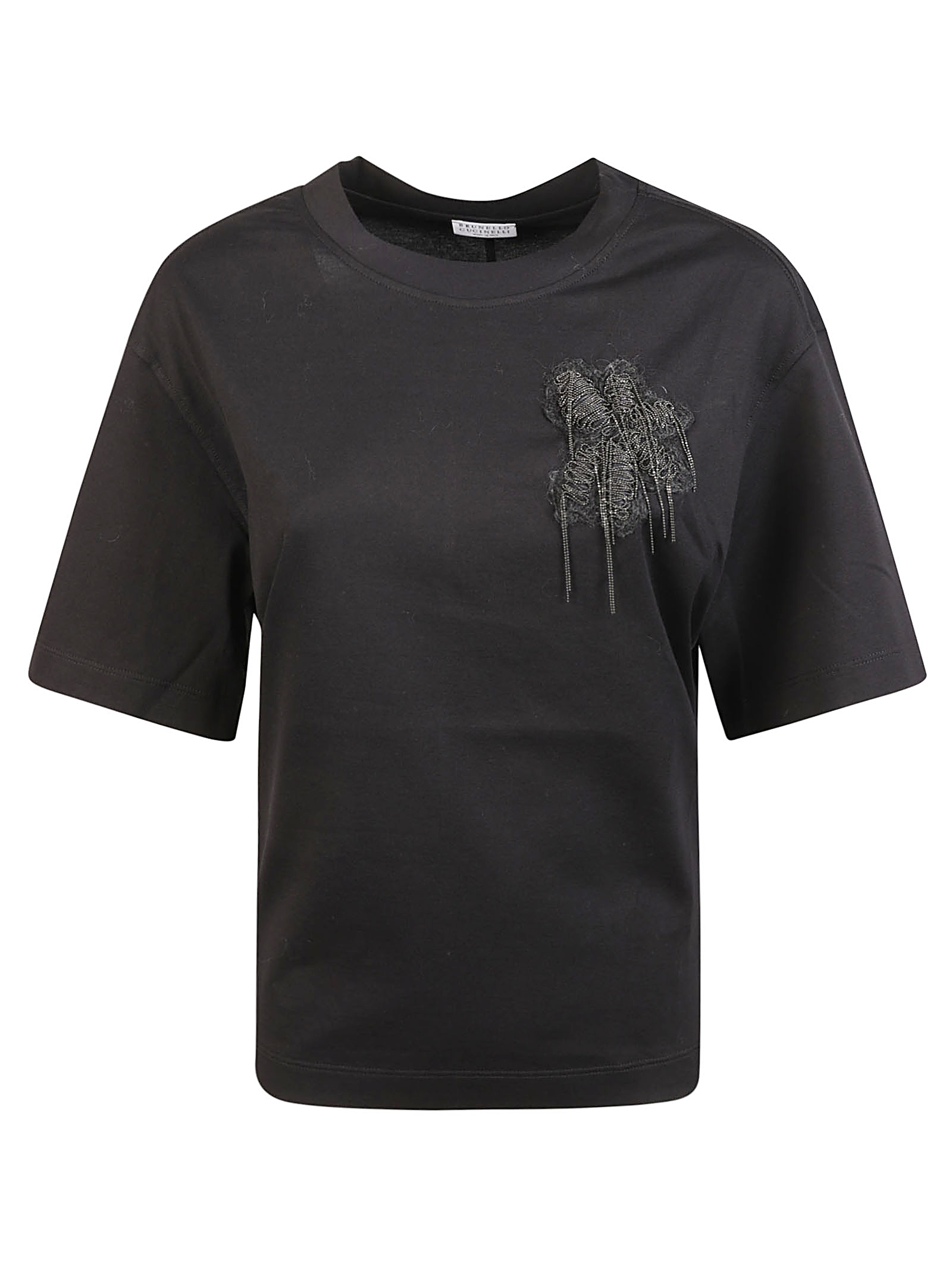 Floral Embroidered Regular T-shirt