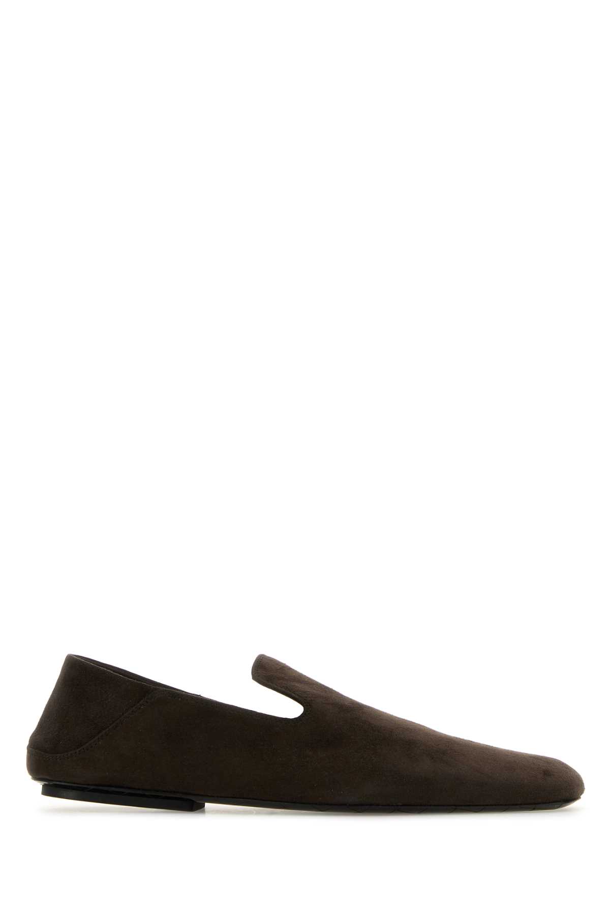 Dark Brown Suede Adamo Slippers