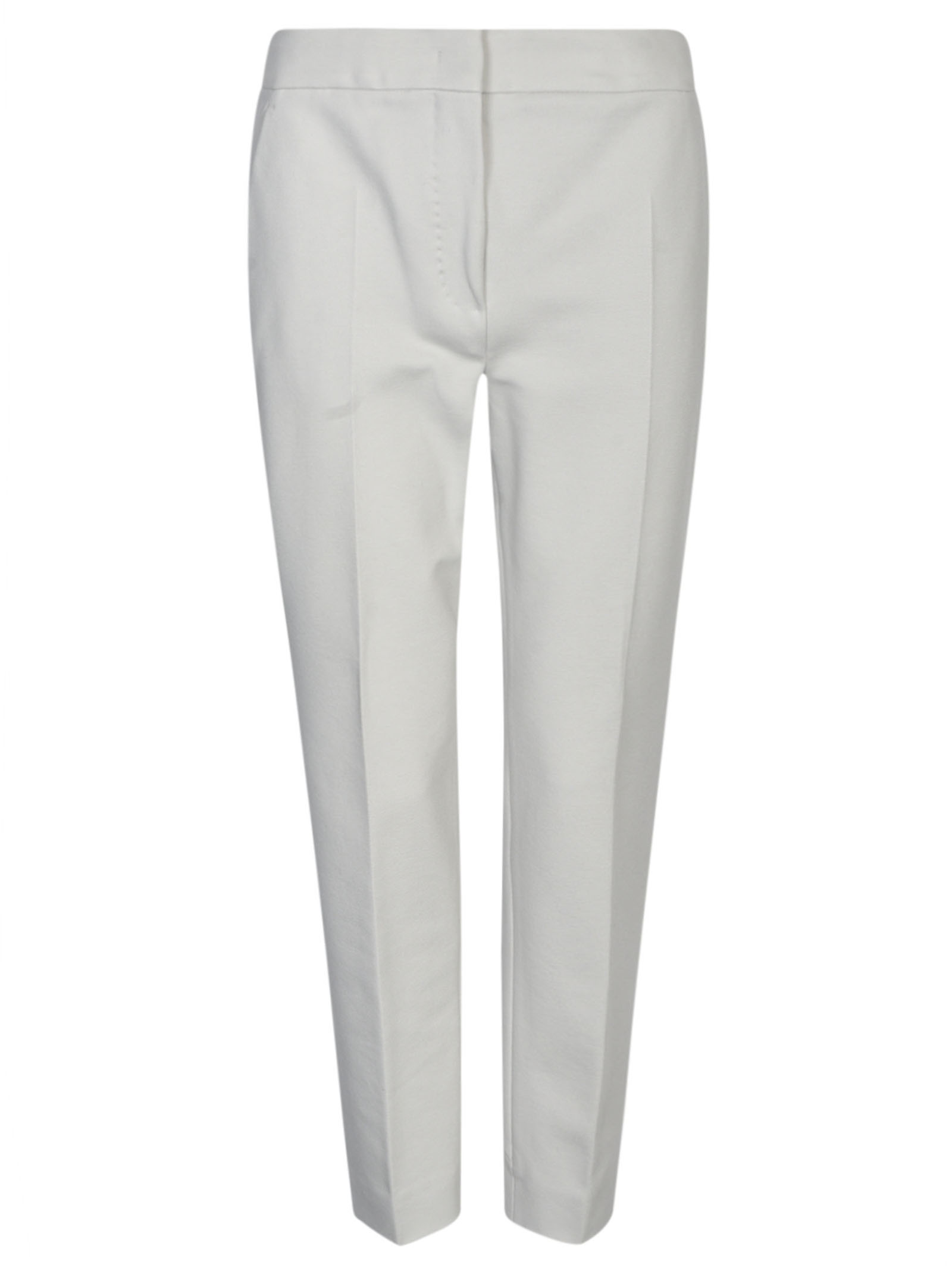 Plain Cropped Trousers