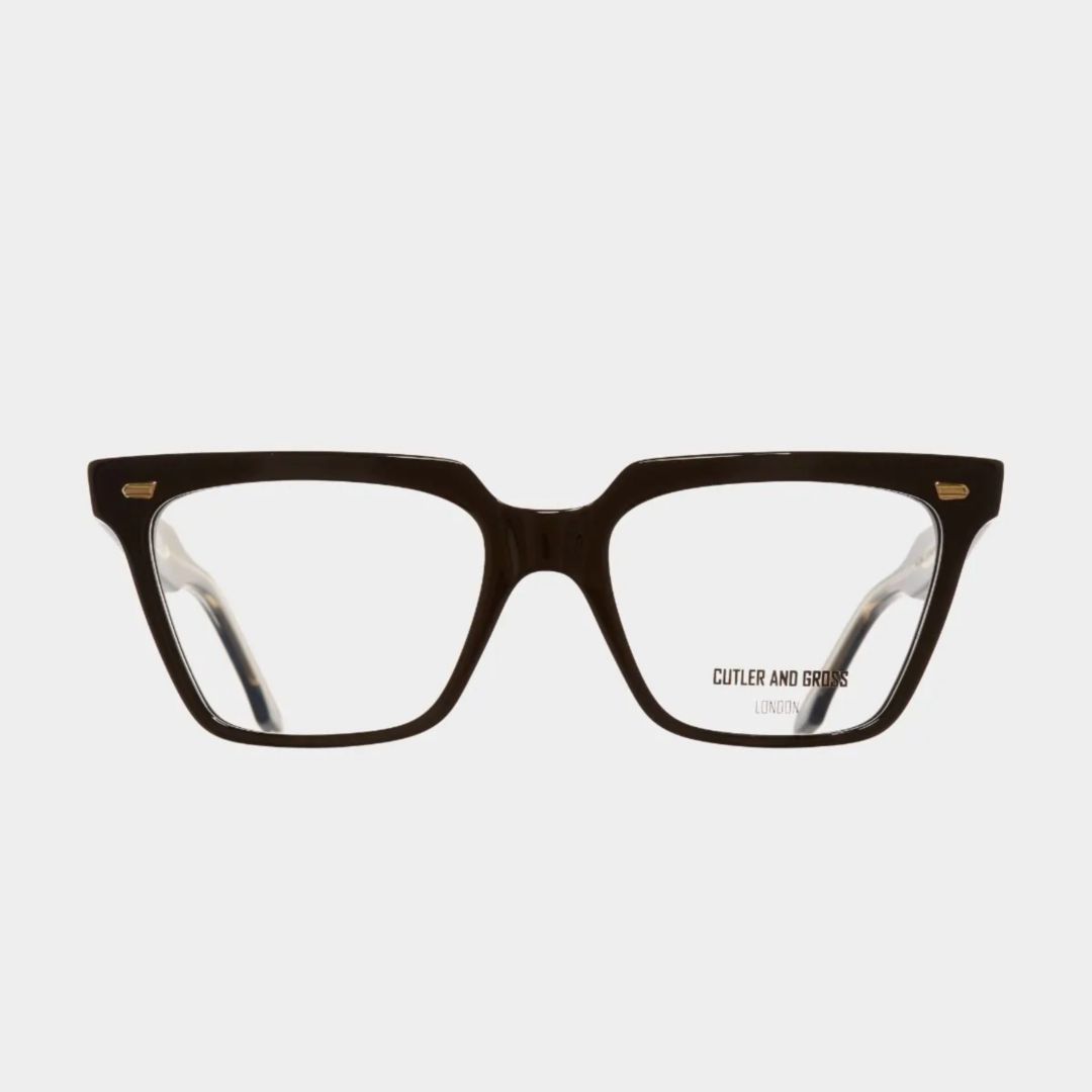 1346-01 Black Taxi Acetate Optical Glasses