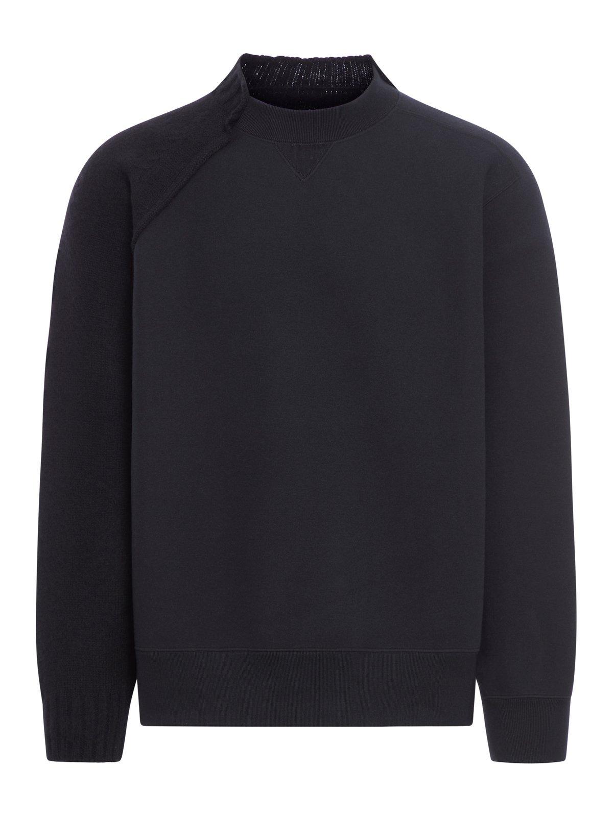 Panelled Crewneck Sweatshirt