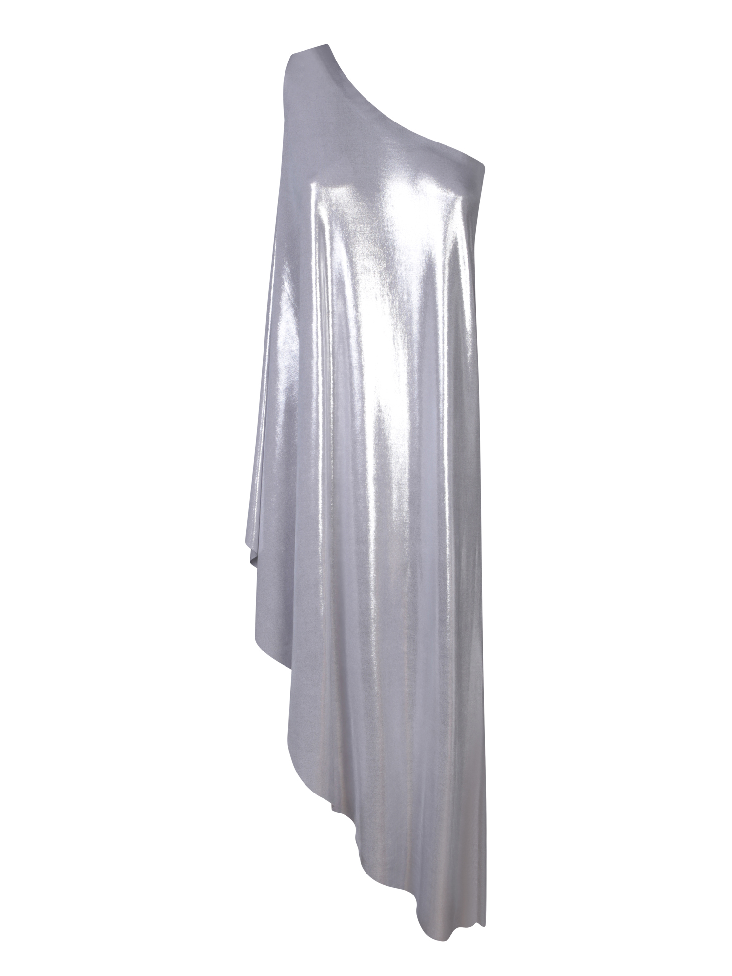 Diagonal Silver Tunic