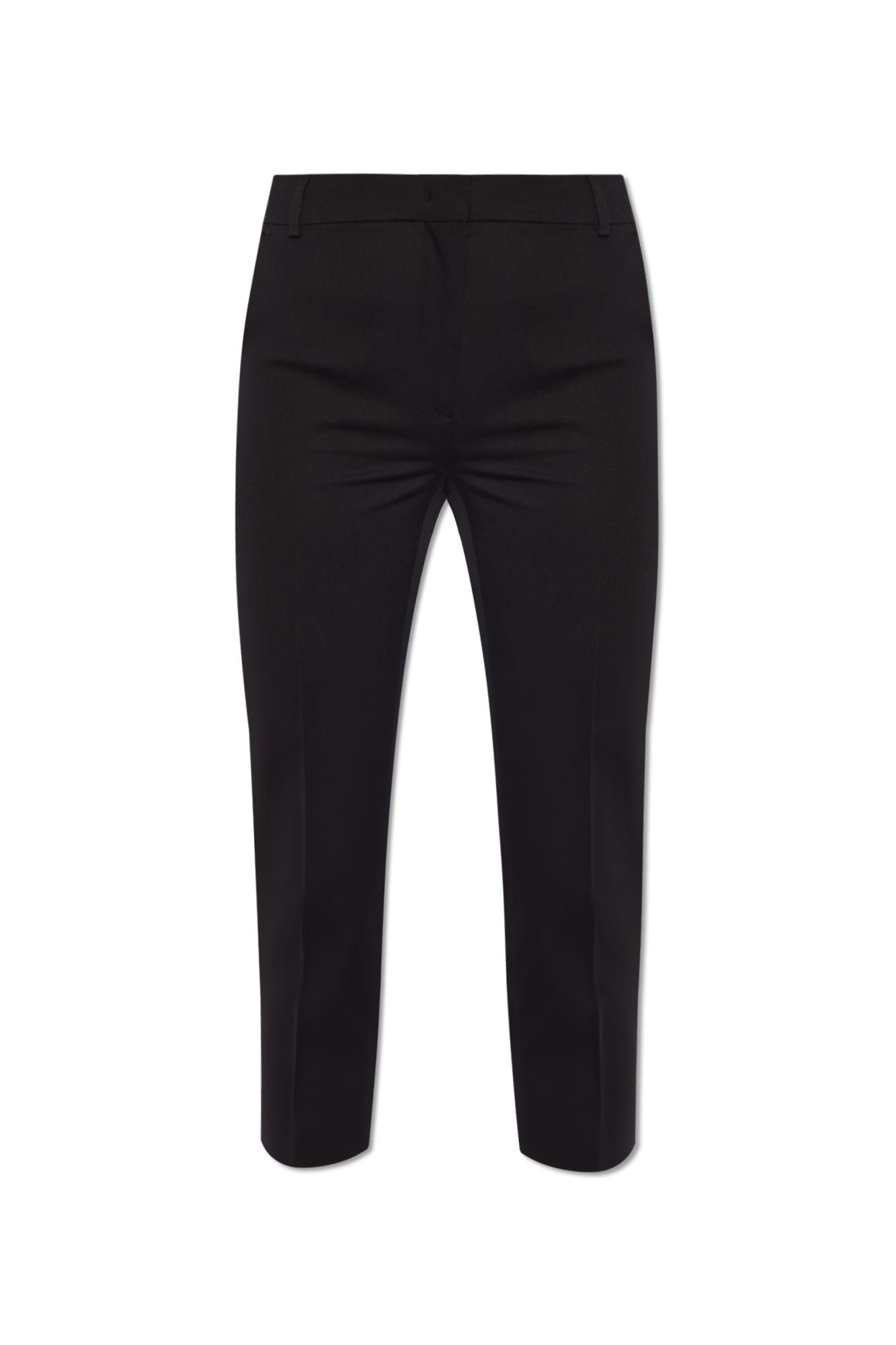 Tapered Cropped Trousers