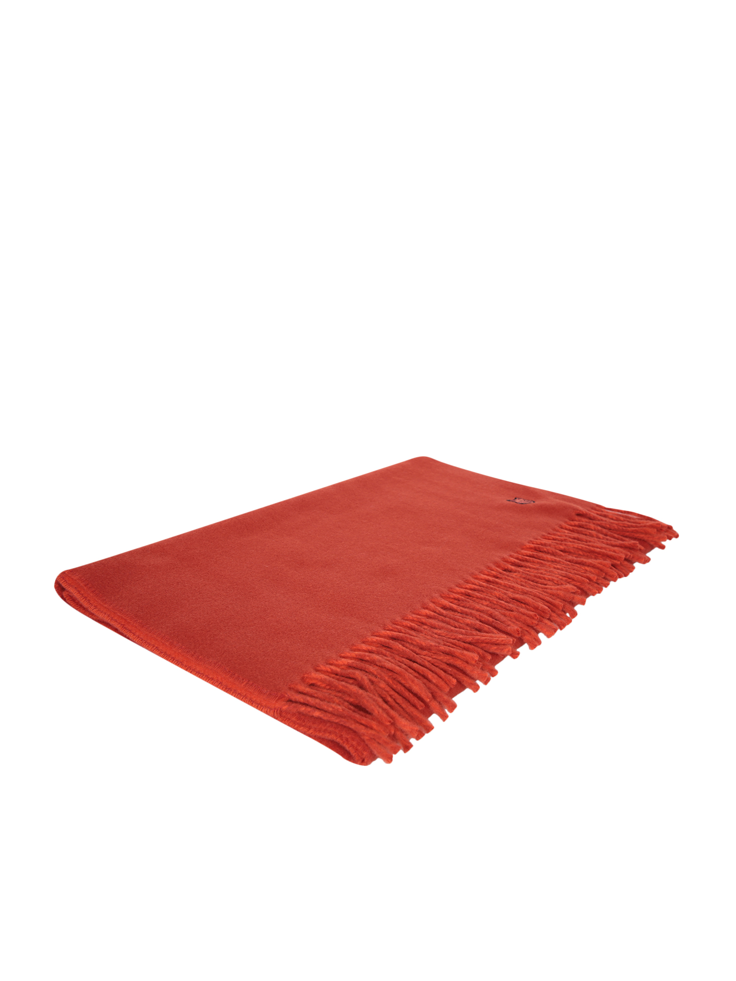 Maison Kitsuné Fox Head Red Scarf