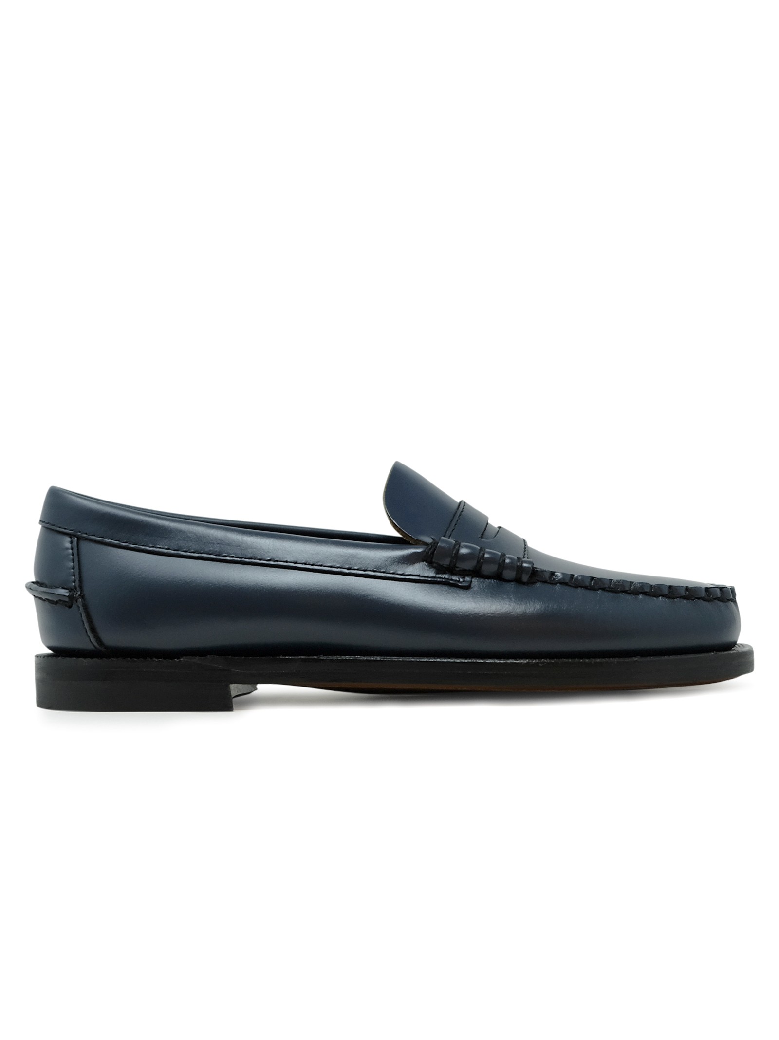 Dan Pigment Brilliant Blue Leather Loafers