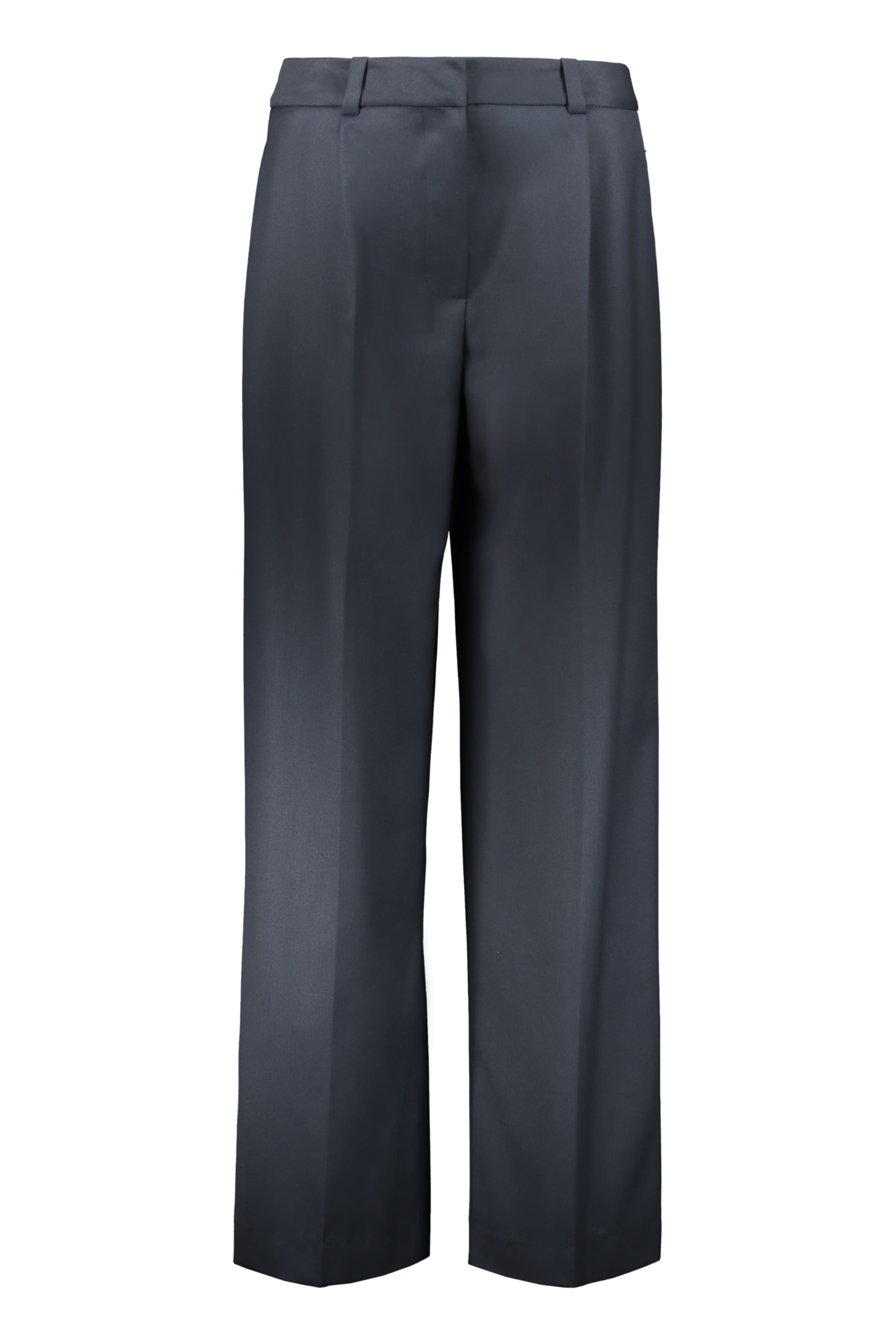 Low Classic Wool Blend Trousers In Blue