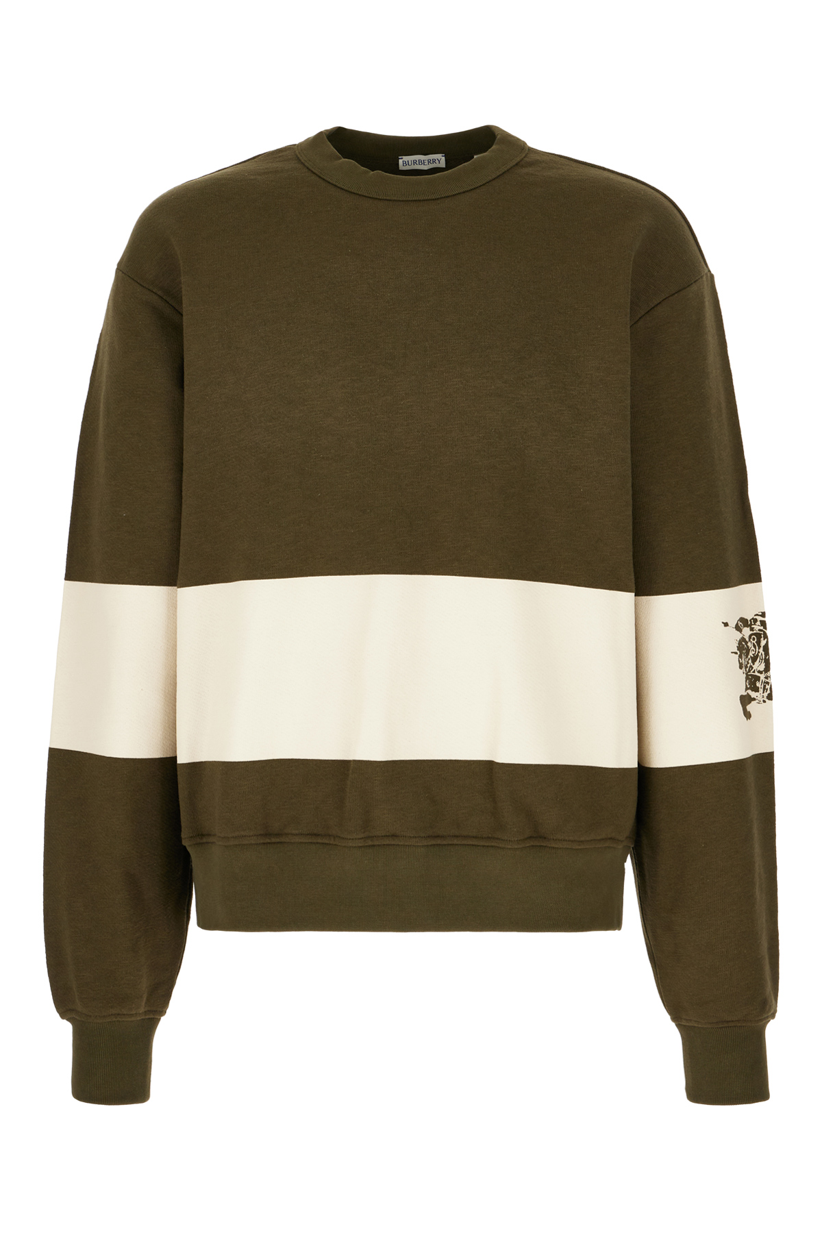 Two-tone Cotton Oversize Sweatshirt