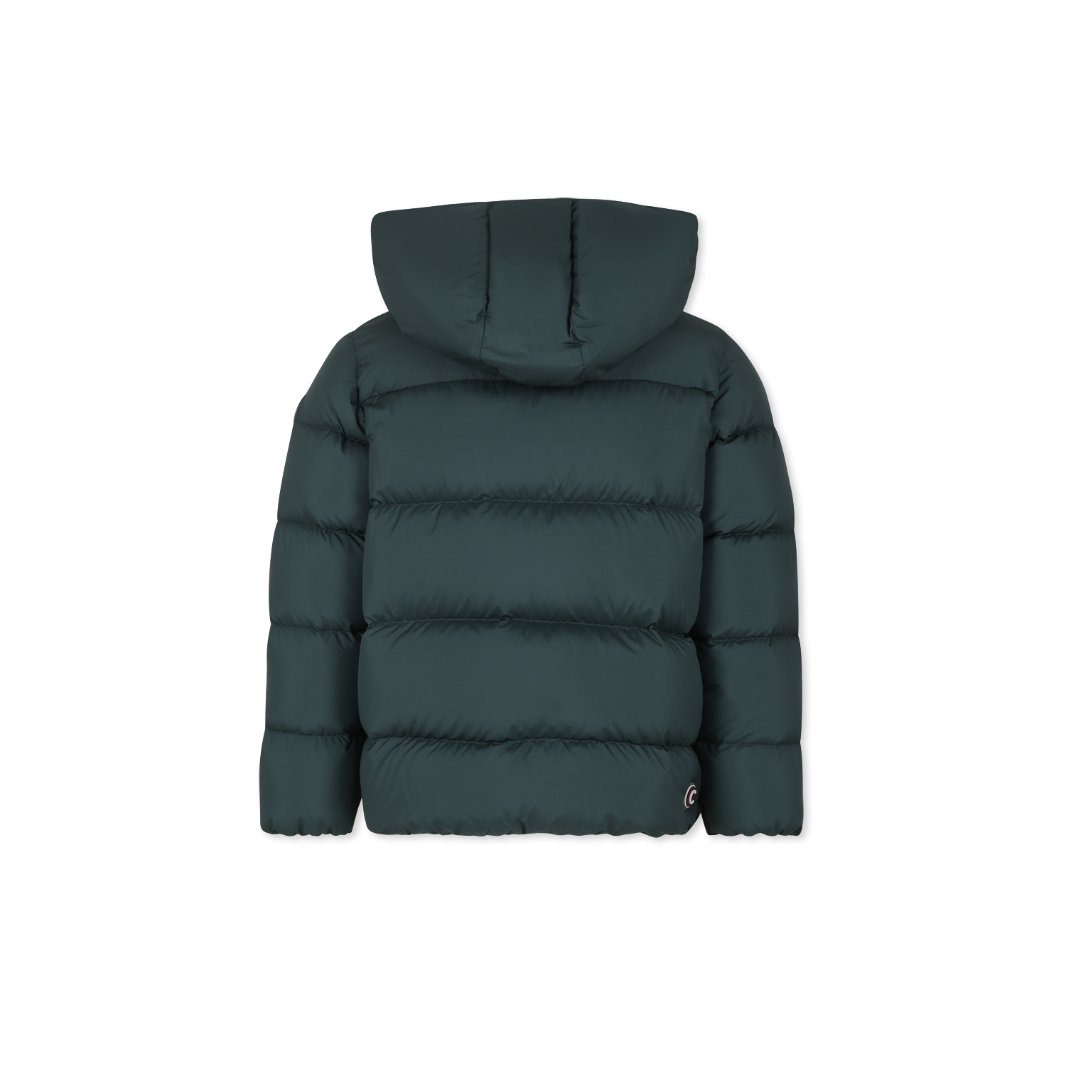 Colmar Green Down Jacket For Boy With Logo In Bottle